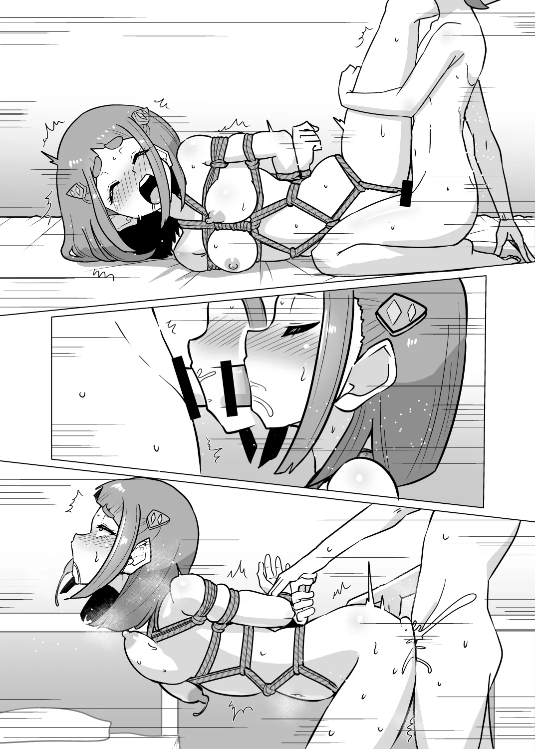 [くもえもん]  スグリ×タロ緊縛Hマンガ image number 7