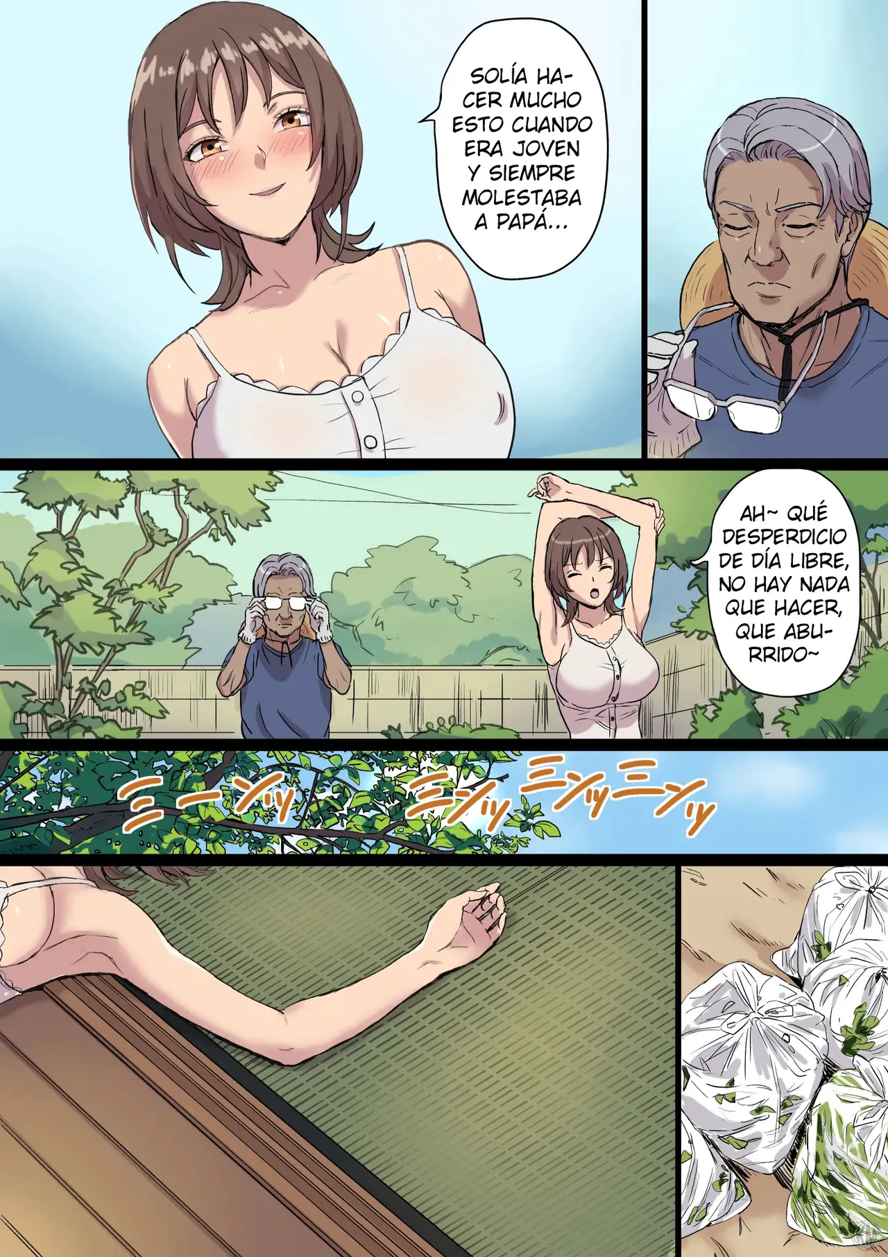 [Papuka (Shibire Hitsuji)] Bonyuu Shibori Papa no Koto ga Suki sugiru! Sango Kisei Musume｜¡Hija que Ama a su Papá, Quien le Exprime Leche Materna! Regresó a Casa Despues de Dar a Luz [Spanish] [KnightsMighty] 图片编号 7