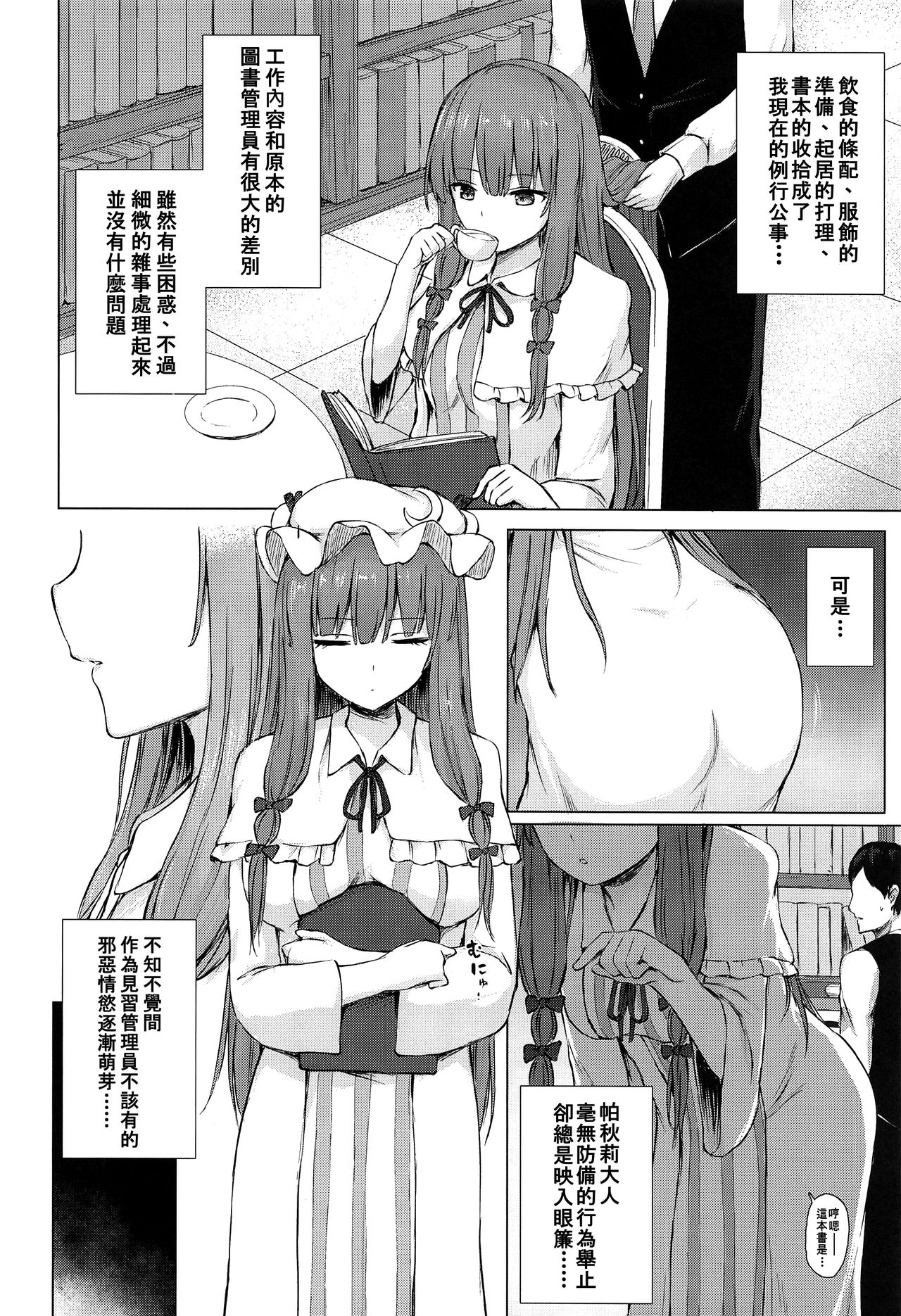 (Meikasai 14) [Tekomenchi (Techi)] Patchouli Knowledge Kaihatsu Kiroku (Touhou Project) [Chinese] [個人漢化] Bildnummer 4