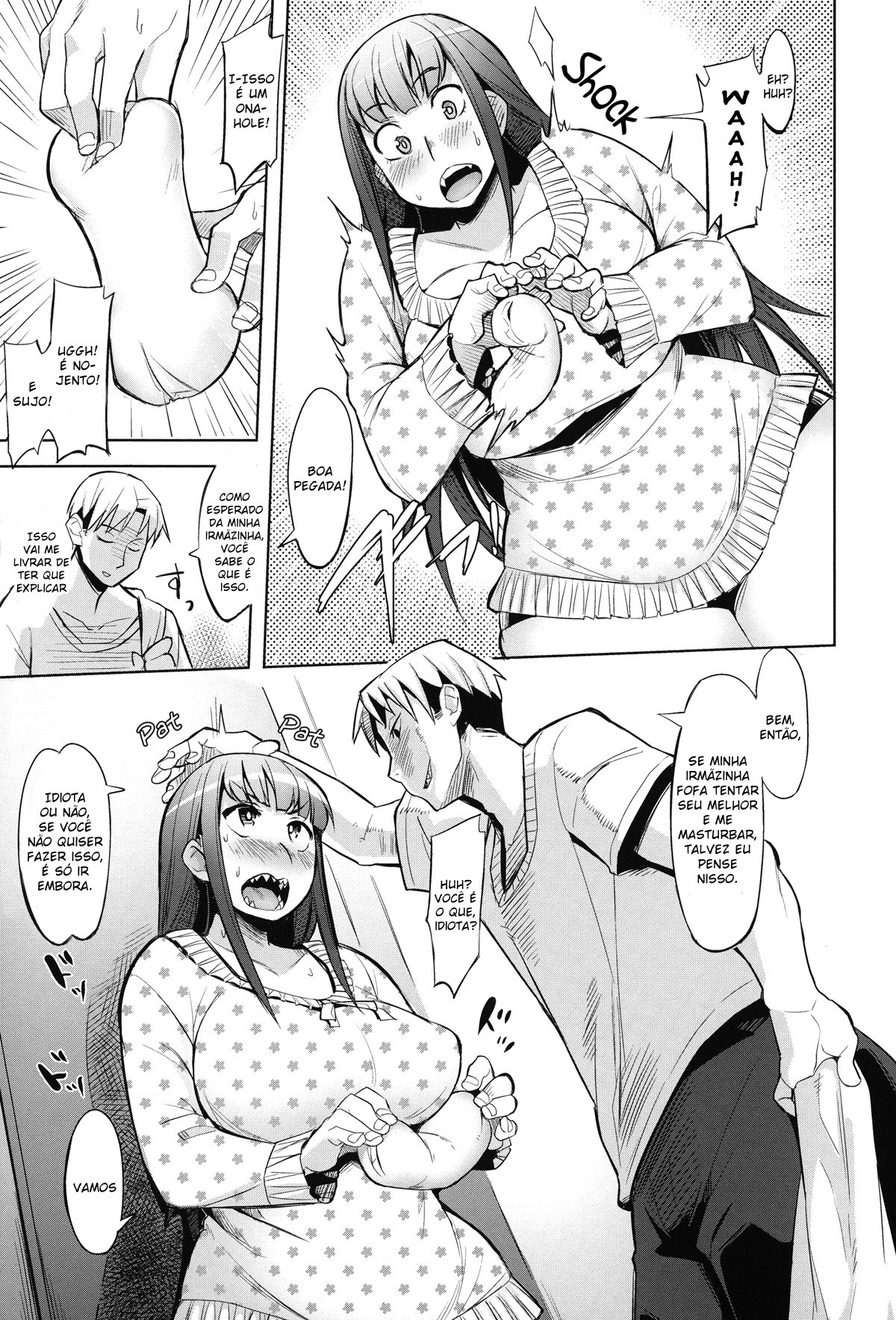 [Fukumaaya] Uiuishii Imouto | Naive Little Sister (Megamori!) [Portuguese-BR] [Rai Staz] [Decensored] numero di immagine  7