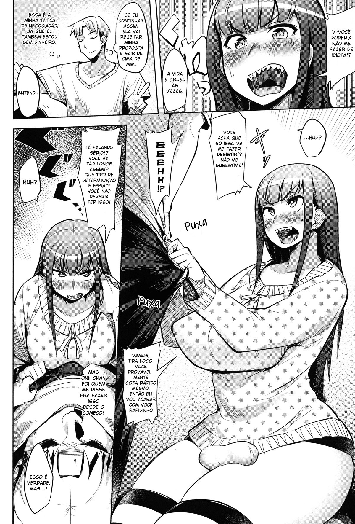 [Fukumaaya] Uiuishii Imouto | Naive Little Sister (Megamori!) [Portuguese-BR] [Rai Staz] [Decensored] numero di immagine  8