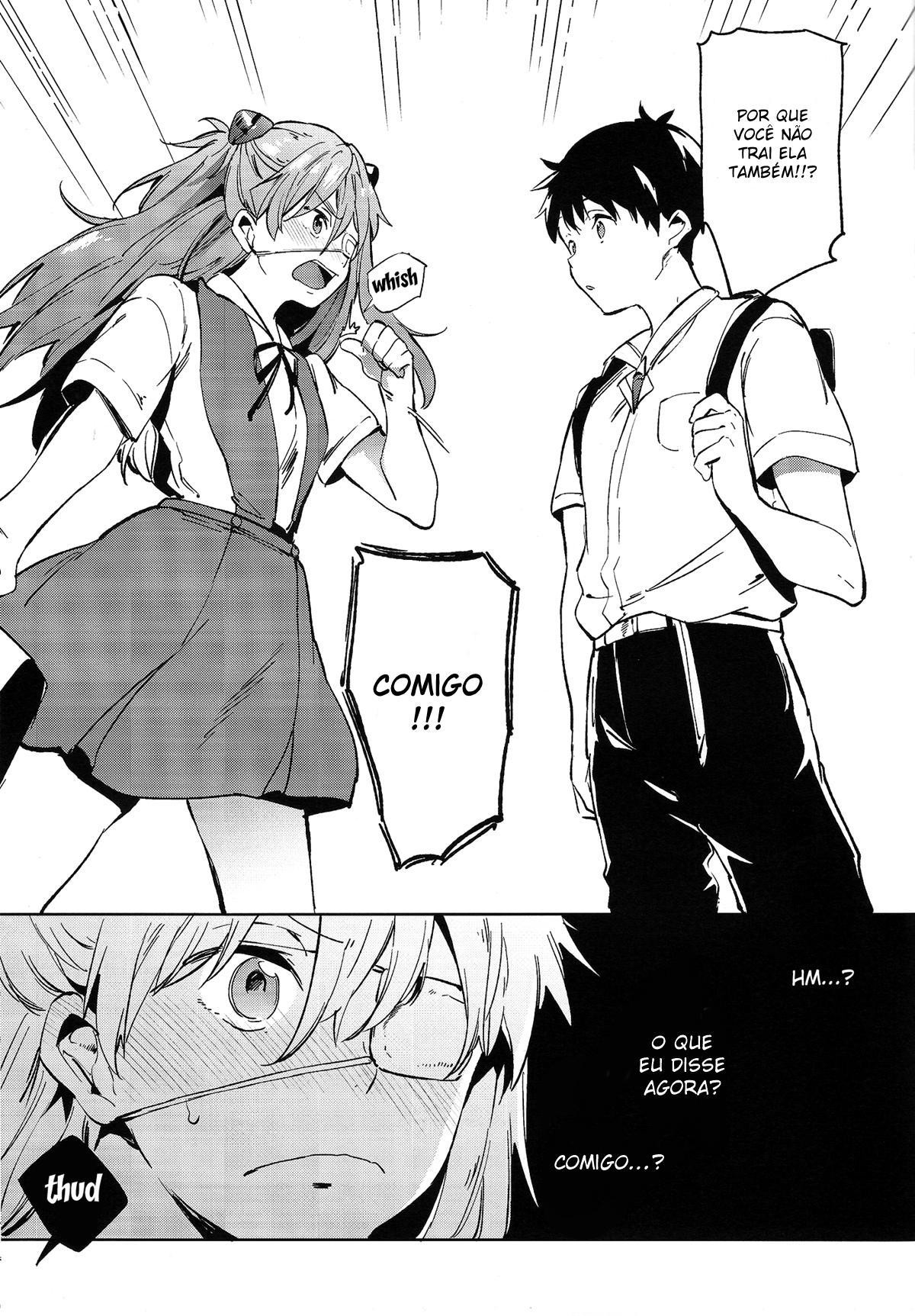 (C86) [Pannacotta (Shono Kotaro)] Shinseiki Gakuen Q | New Sex Story Academy Q (Neon Genesis Evangelion) [Portuguese-BR] [Rai Staz] imagen número 13