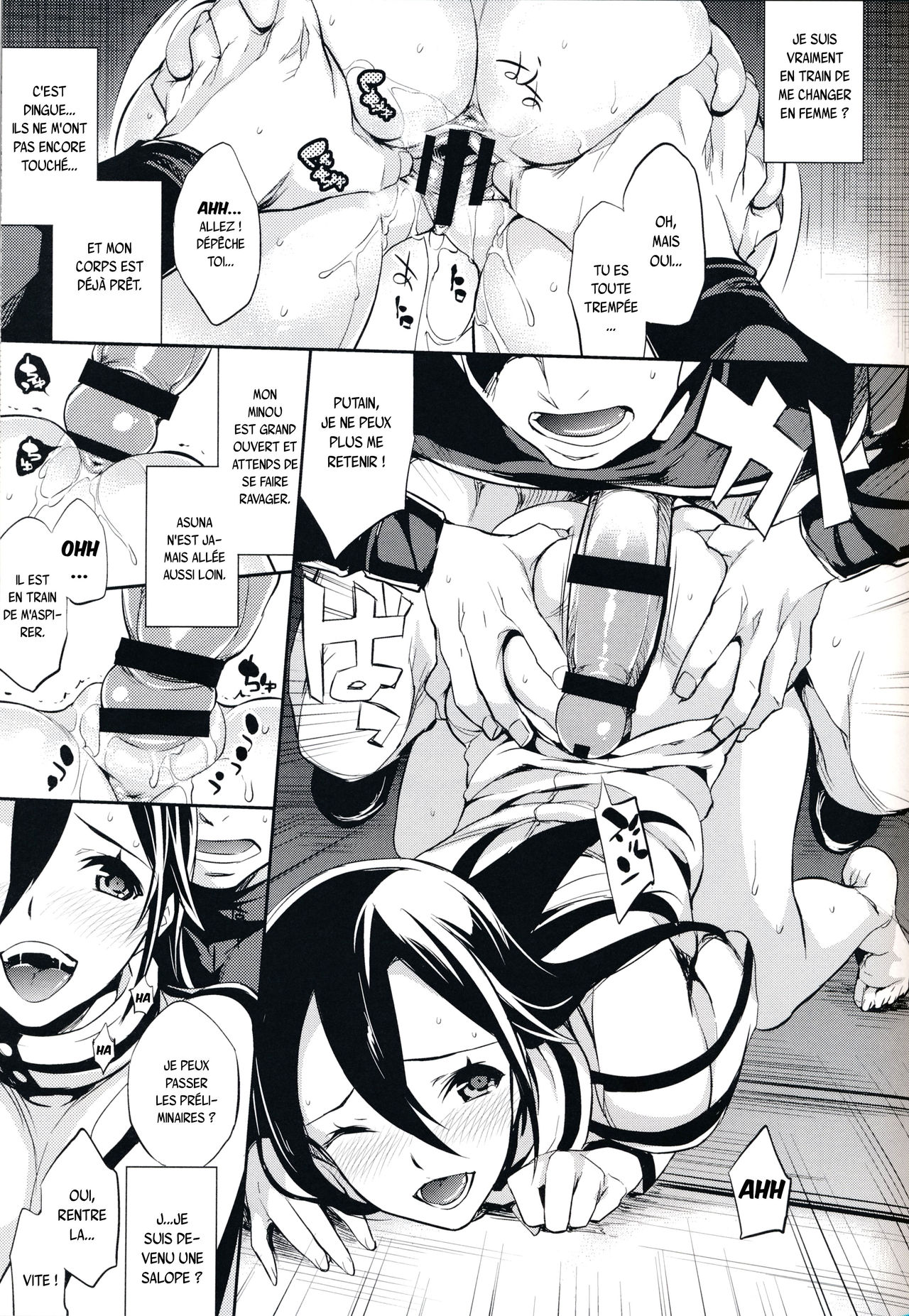 (SC65) [Crazy9 (Ichitaka)] C9-14 TS~Kirito-chan no Avatar wa Random Nyotai (Sword Art Online) [French] {SAXtrad} image number 18