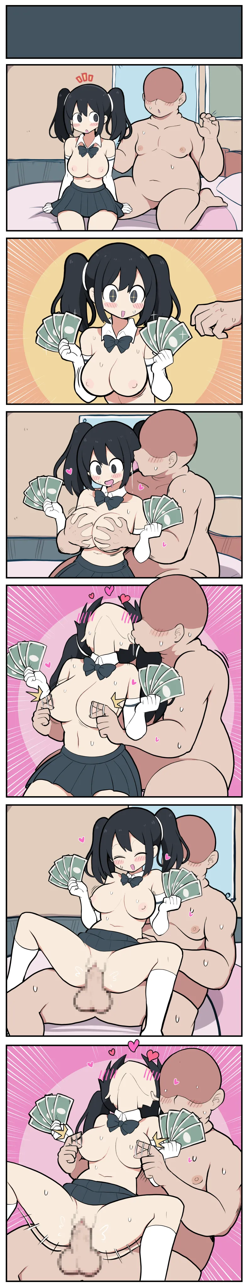 [しつー] 黒髪おっぱいちゃんとおじさんが付き合う話♡ numero di immagine  14