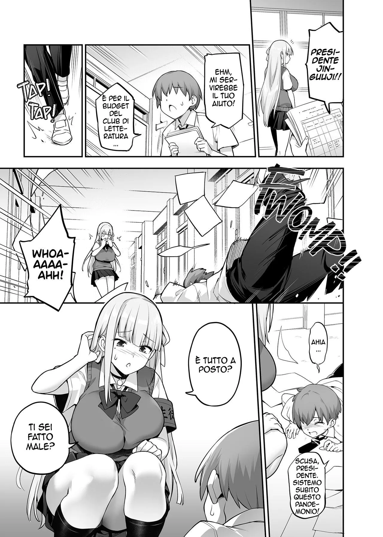 [TRY&Hougen] Akogare no Seitokaichou ga Kyonyuu Sugiru Ken | La nostra adorata presidente ha le tette troppo grosse [Italian] (Decensored) Bildnummer 9