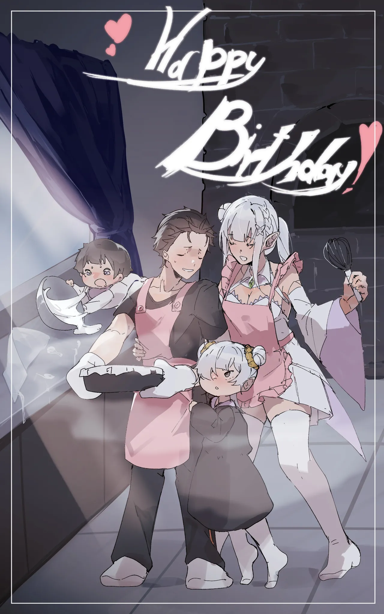 [Angel] Emilia Birthday 2 (Re:Zero kara Hajimeru Isekai Seikatsu) 图片编号 1