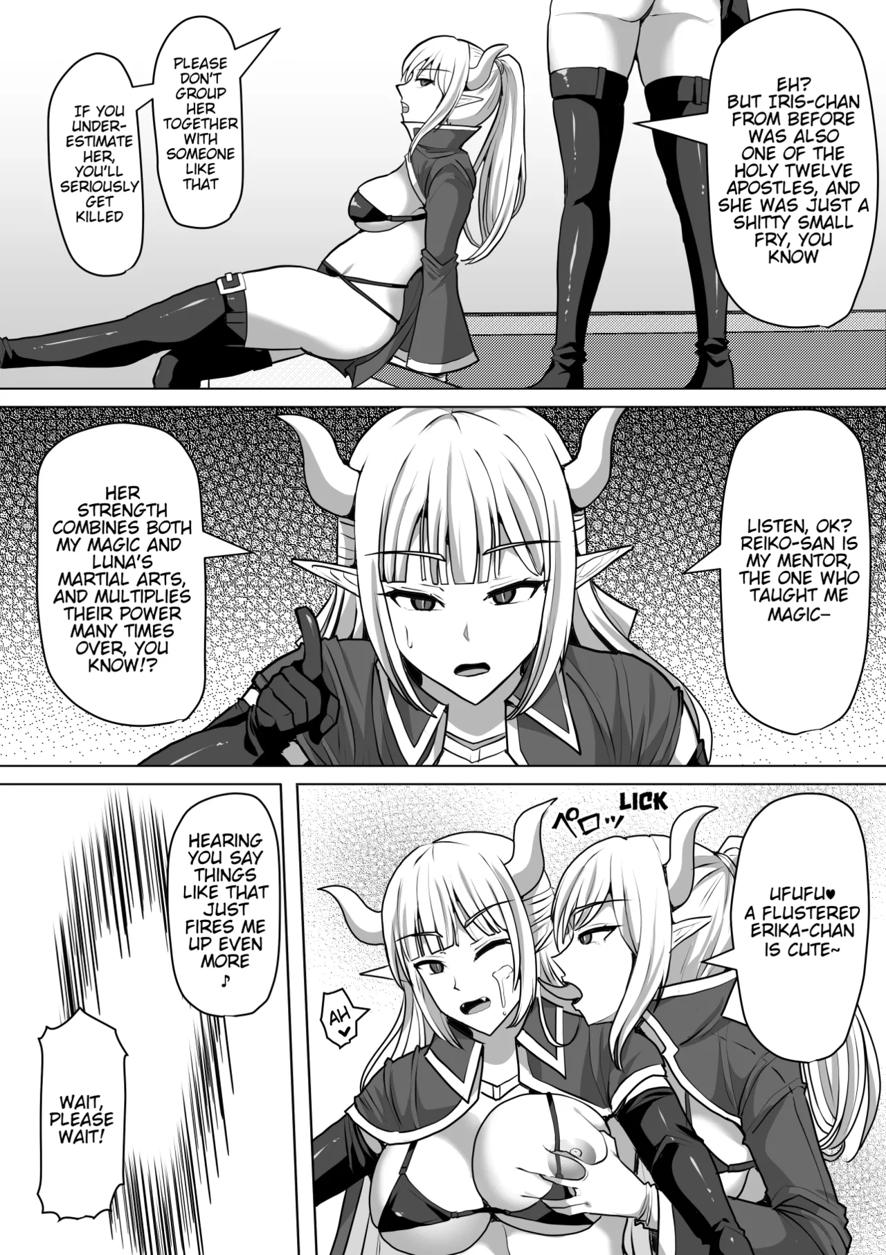 [Shiroi Tentoumushi] Futanari Ejaculation Management! 4 ~The Exorcist Apostle Who Will Ejaculate in 100 Days, Reiko~ [English] [MTL] numero di immagine  3
