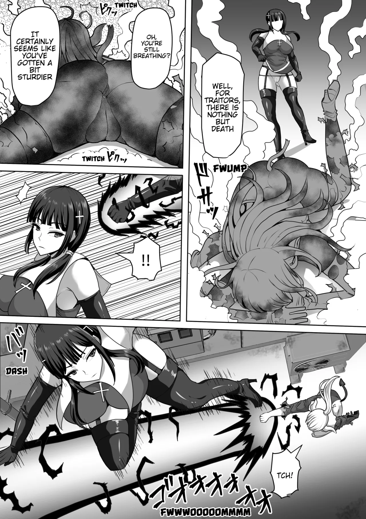[Shiroi Tentoumushi] Futanari Ejaculation Management! 4 ~The Exorcist Apostle Who Will Ejaculate in 100 Days, Reiko~ [English] [MTL] numero di immagine  9