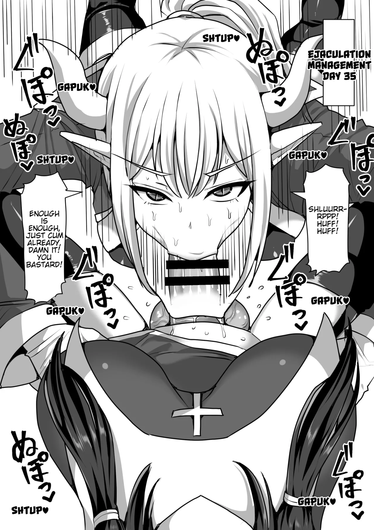 [Shiroi Tentoumushi] Futanari Ejaculation Management! 4 ~The Exorcist Apostle Who Will Ejaculate in 100 Days, Reiko~ [English] [MTL] numero di immagine  46