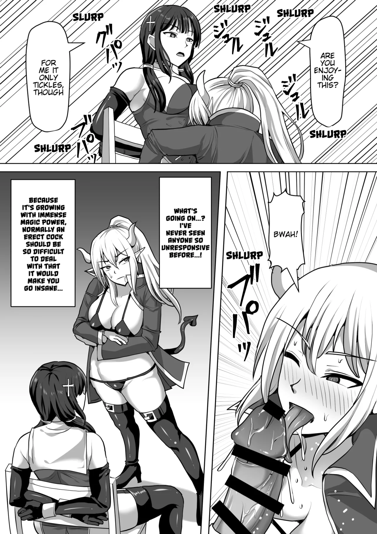 [Shiroi Tentoumushi] Futanari Ejaculation Management! 4 ~The Exorcist Apostle Who Will Ejaculate in 100 Days, Reiko~ [English] [MTL] numero di immagine  47
