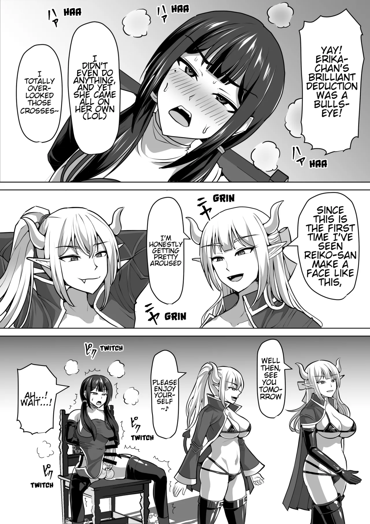 [Shiroi Tentoumushi] Futanari Ejaculation Management! 4 ~The Exorcist Apostle Who Will Ejaculate in 100 Days, Reiko~ [English] [MTL] numero di immagine  55