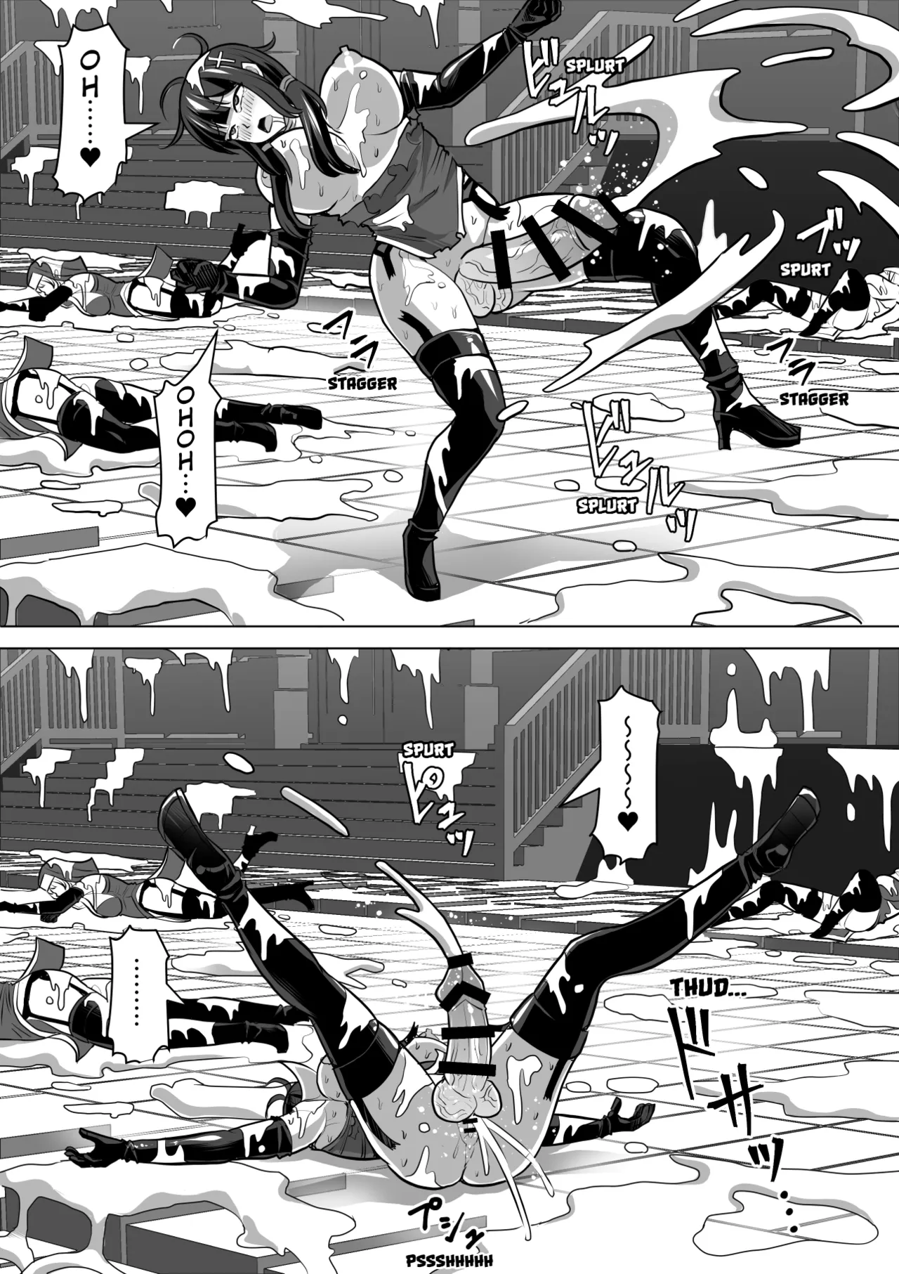 [Shiroi Tentoumushi] Futanari Ejaculation Management! 4 ~The Exorcist Apostle Who Will Ejaculate in 100 Days, Reiko~ [English] [MTL] numero di immagine  105