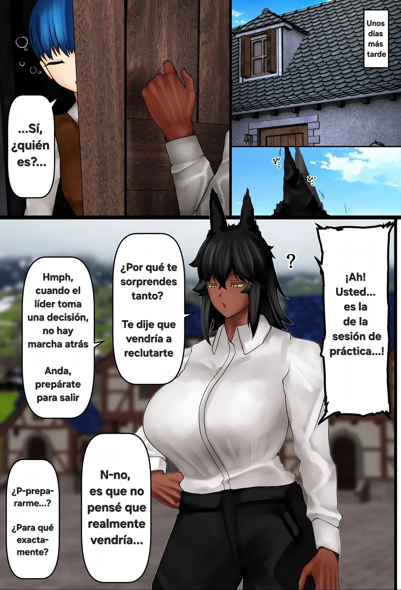 [sirosoil] Futanari Taiken Kyōren | Entrenamiento de experiencia futanari [Spanish] image number 37