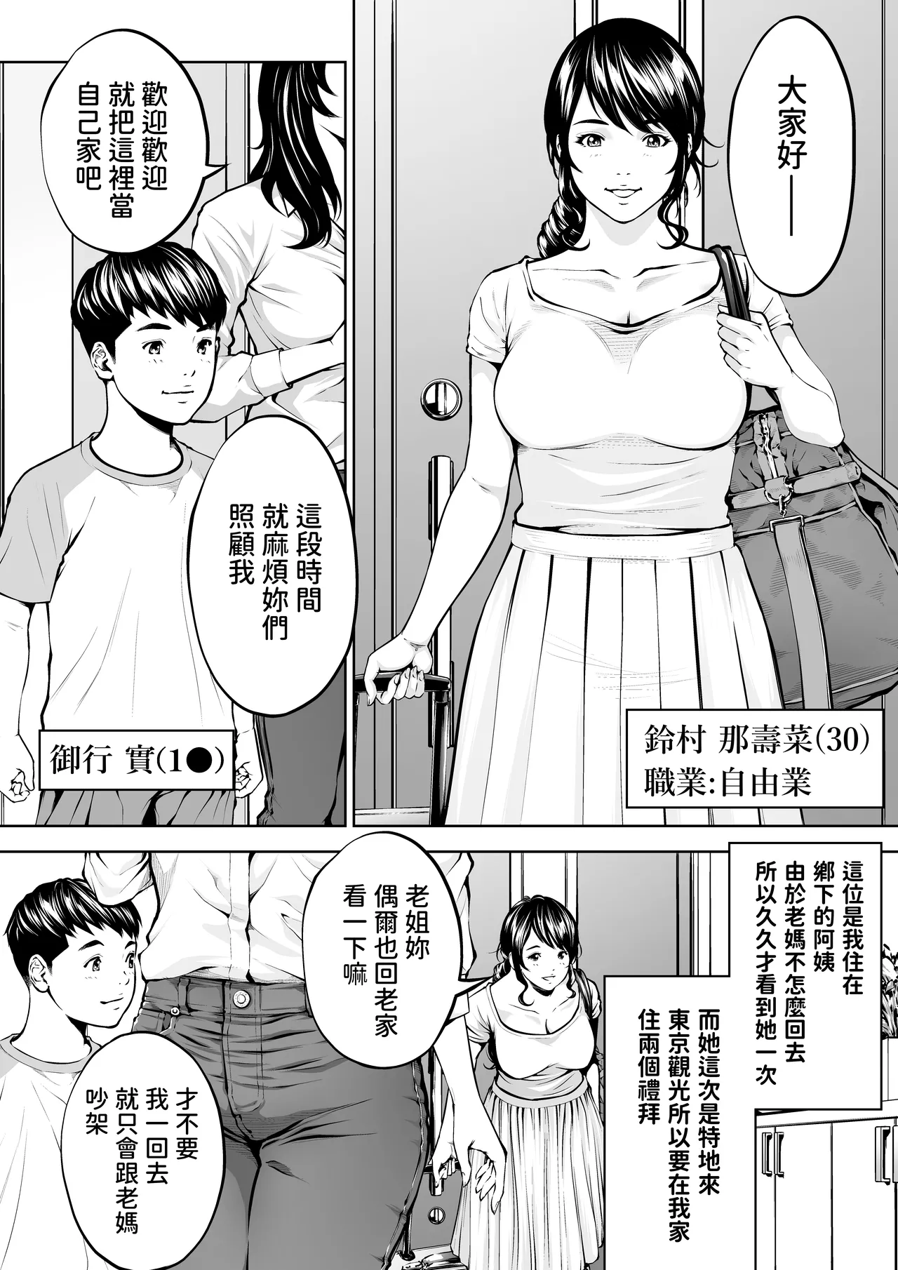 [年上おねーさん天国 (瀧騎)] 僕の叔母さん観察記録[1-3] [中国翻訳] изображение № 37