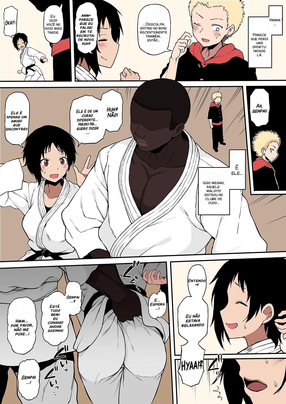 [Terasu MC] Kokujin no Tenkousei NTR ru #5 [Portuguese-BR] image number 3