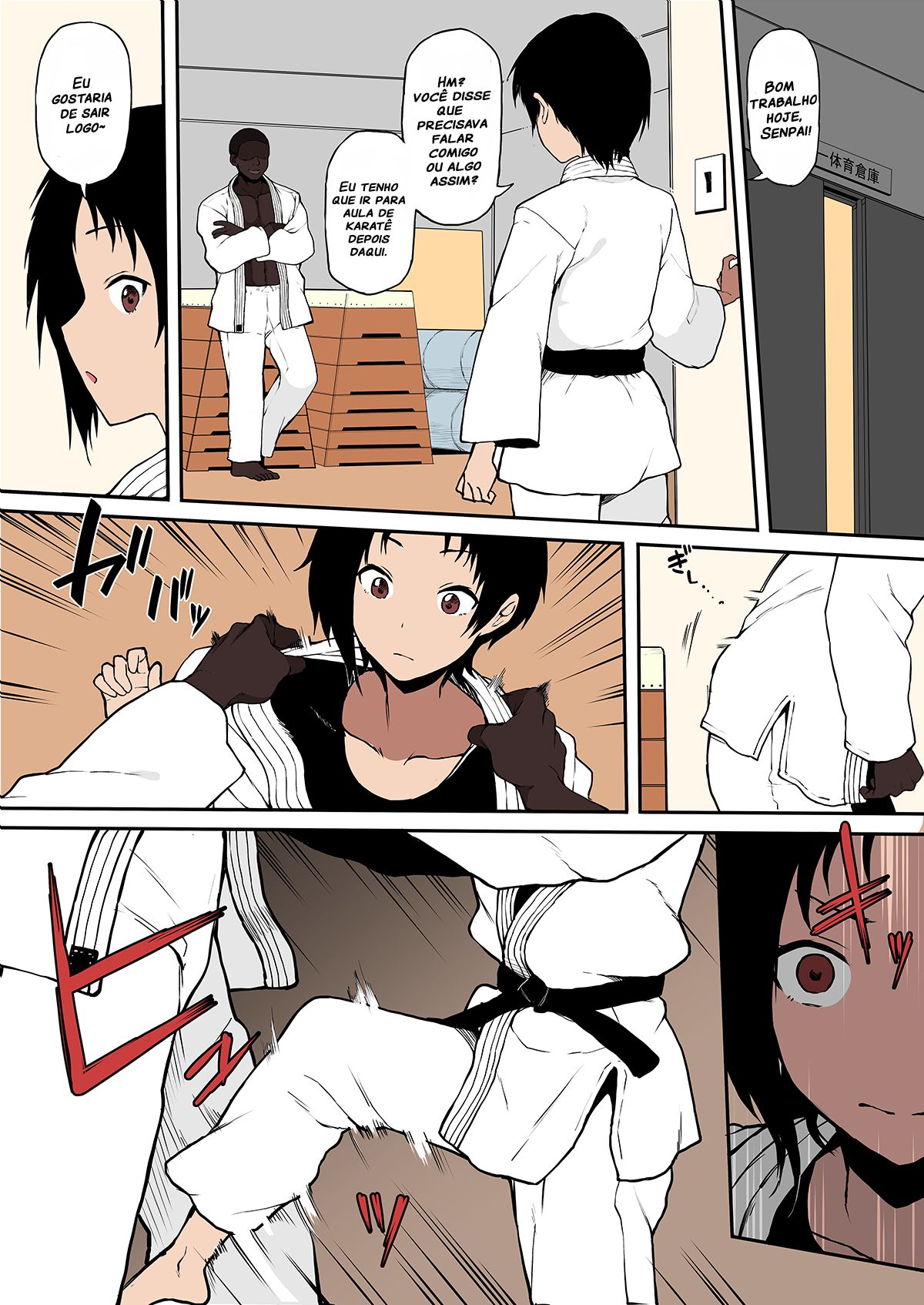 [Terasu MC] Kokujin no Tenkousei NTR ru #5 [Portuguese-BR] image number 5