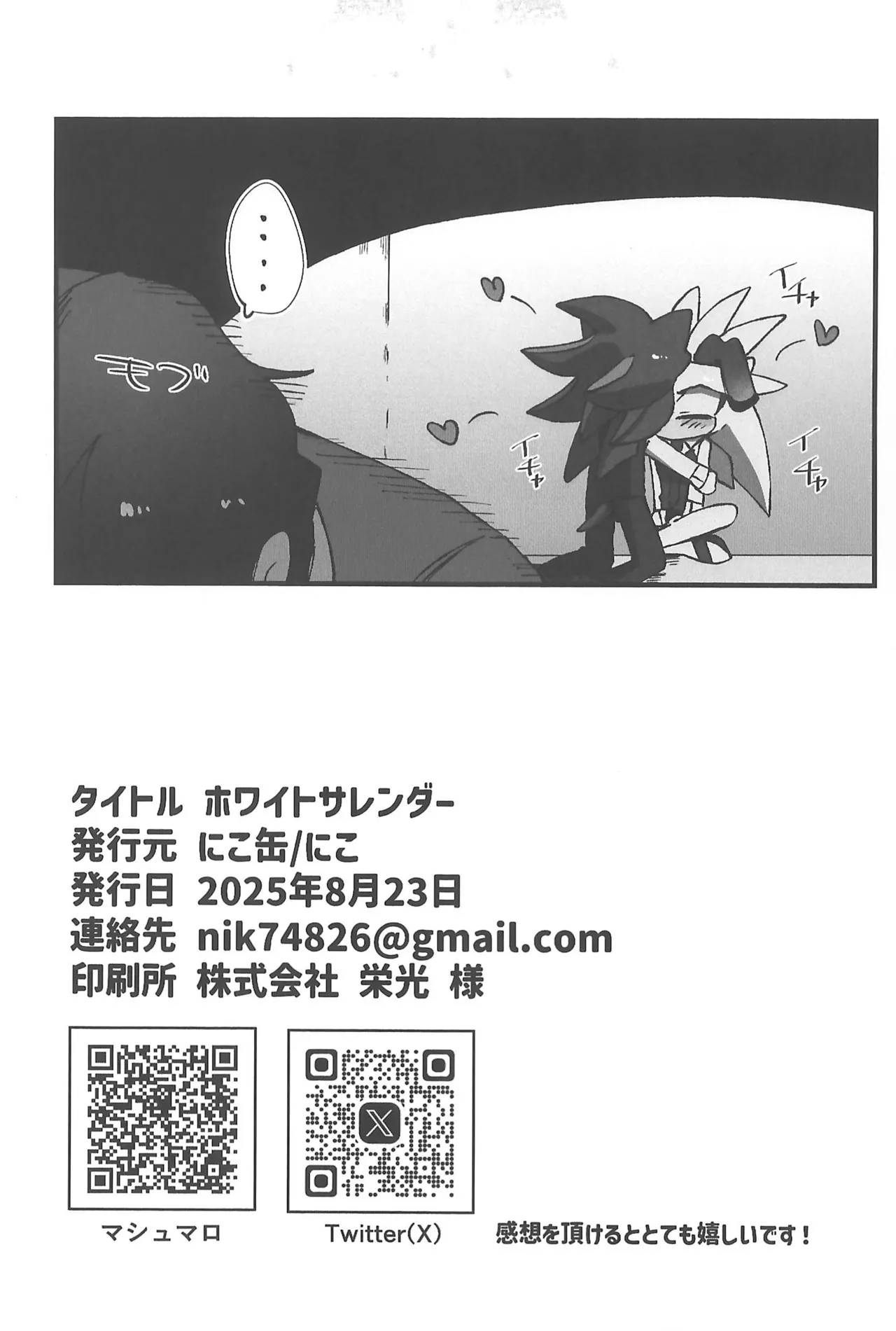 (SoniFes! 3) [Nikokan (Niko)] WHITE SURRENDER (Sonic the Hedgehog) numero di immagine  43