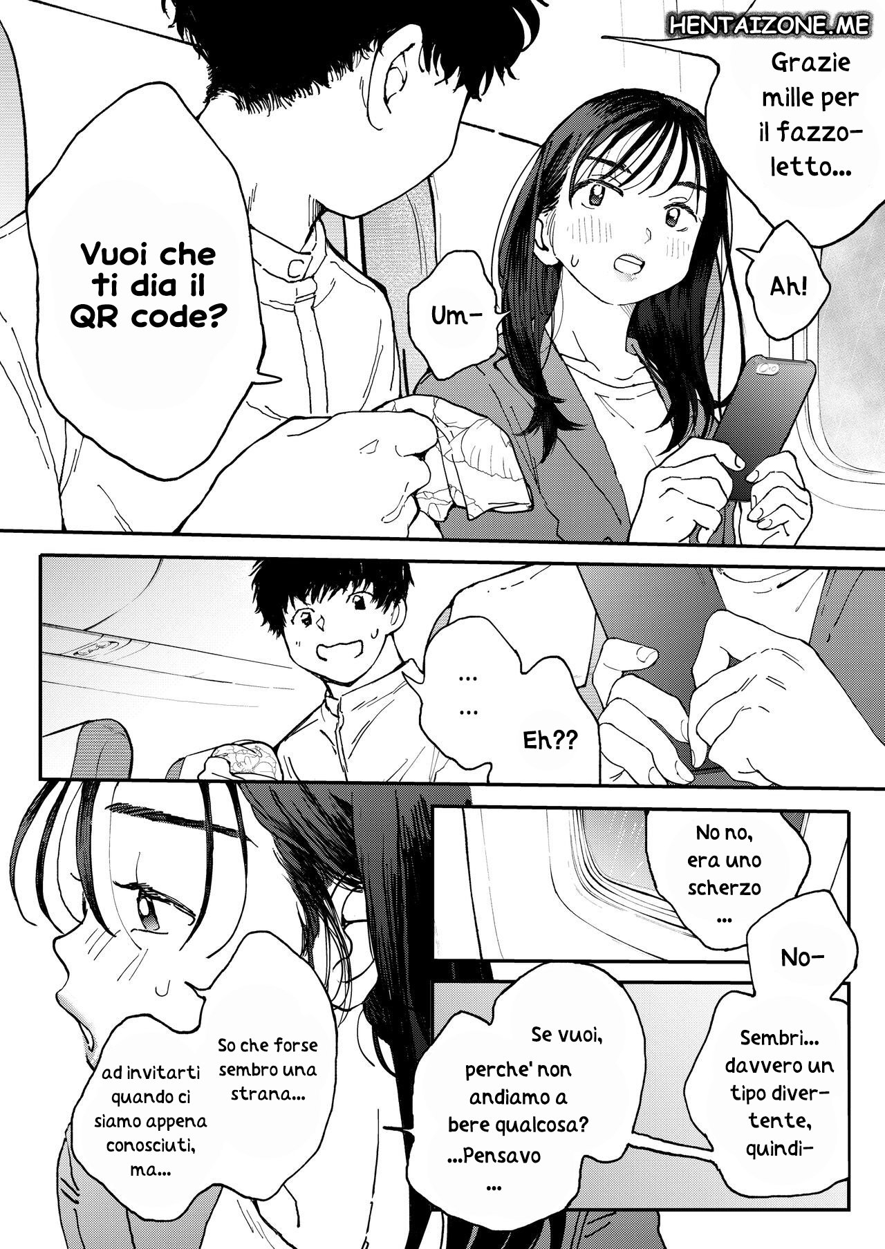 [Denbu Momo] Muramura OL-san wa Hikouki no Naka demo Seiyoku o Mitashitai | Il Viaggio Aereo [Italian] [Digital] 이미지 번호 9