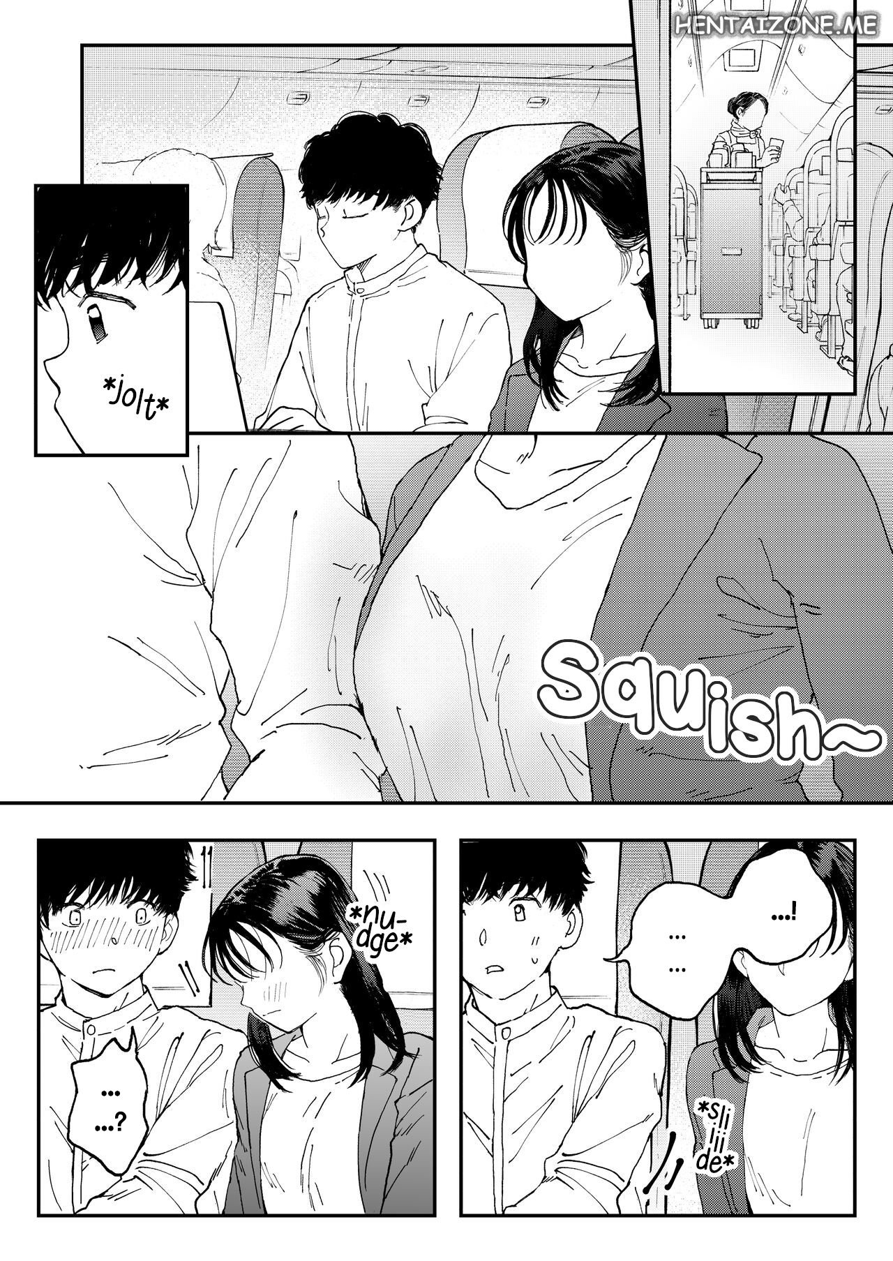 [Denbu Momo] Muramura OL-san wa Hikouki no Naka demo Seiyoku o Mitashitai | Il Viaggio Aereo [Italian] [Digital] 이미지 번호 13