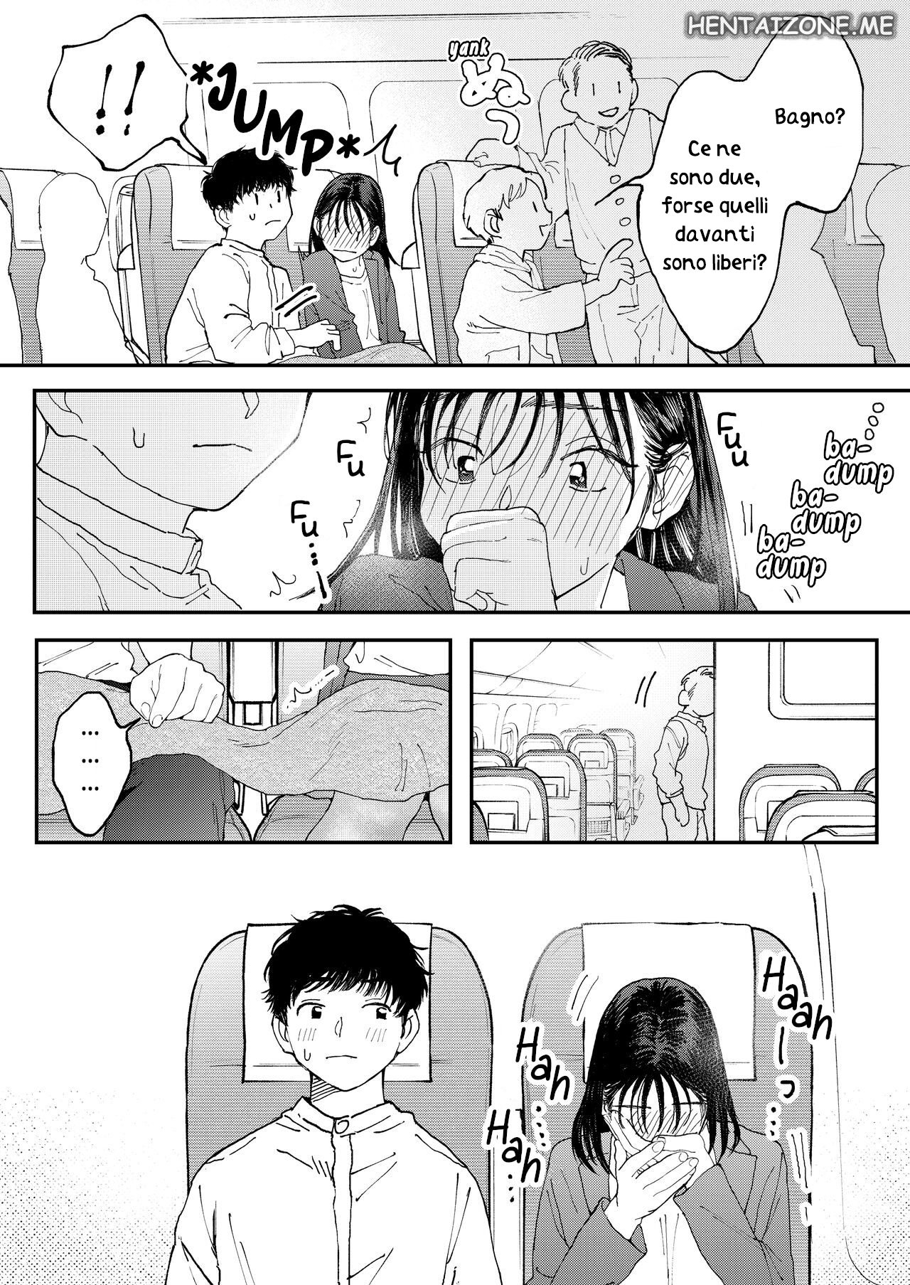 [Denbu Momo] Muramura OL-san wa Hikouki no Naka demo Seiyoku o Mitashitai | Il Viaggio Aereo [Italian] [Digital] 이미지 번호 23