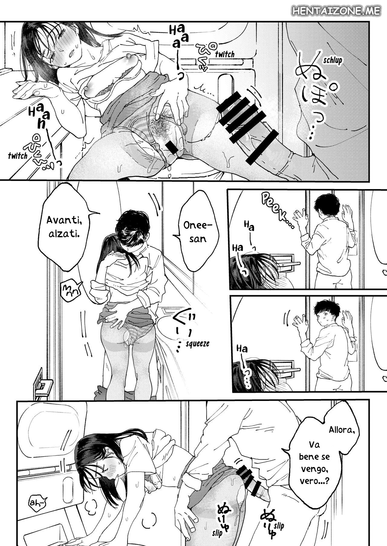 [Denbu Momo] Muramura OL-san wa Hikouki no Naka demo Seiyoku o Mitashitai | Il Viaggio Aereo [Italian] [Digital] 이미지 번호 37