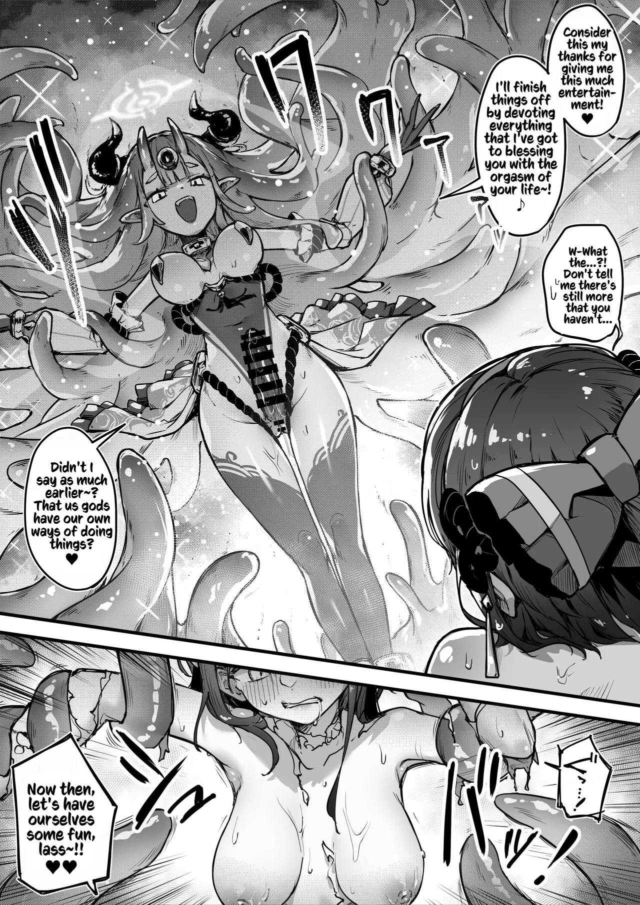[Ochichio Nyuugyou (osisio)] Hyakudaku no Tou -Ni- Kengen Seshi Jahen | Tower of a Hundred Impurities ~Part 2~ [English] [Kusanuu] image number 67
