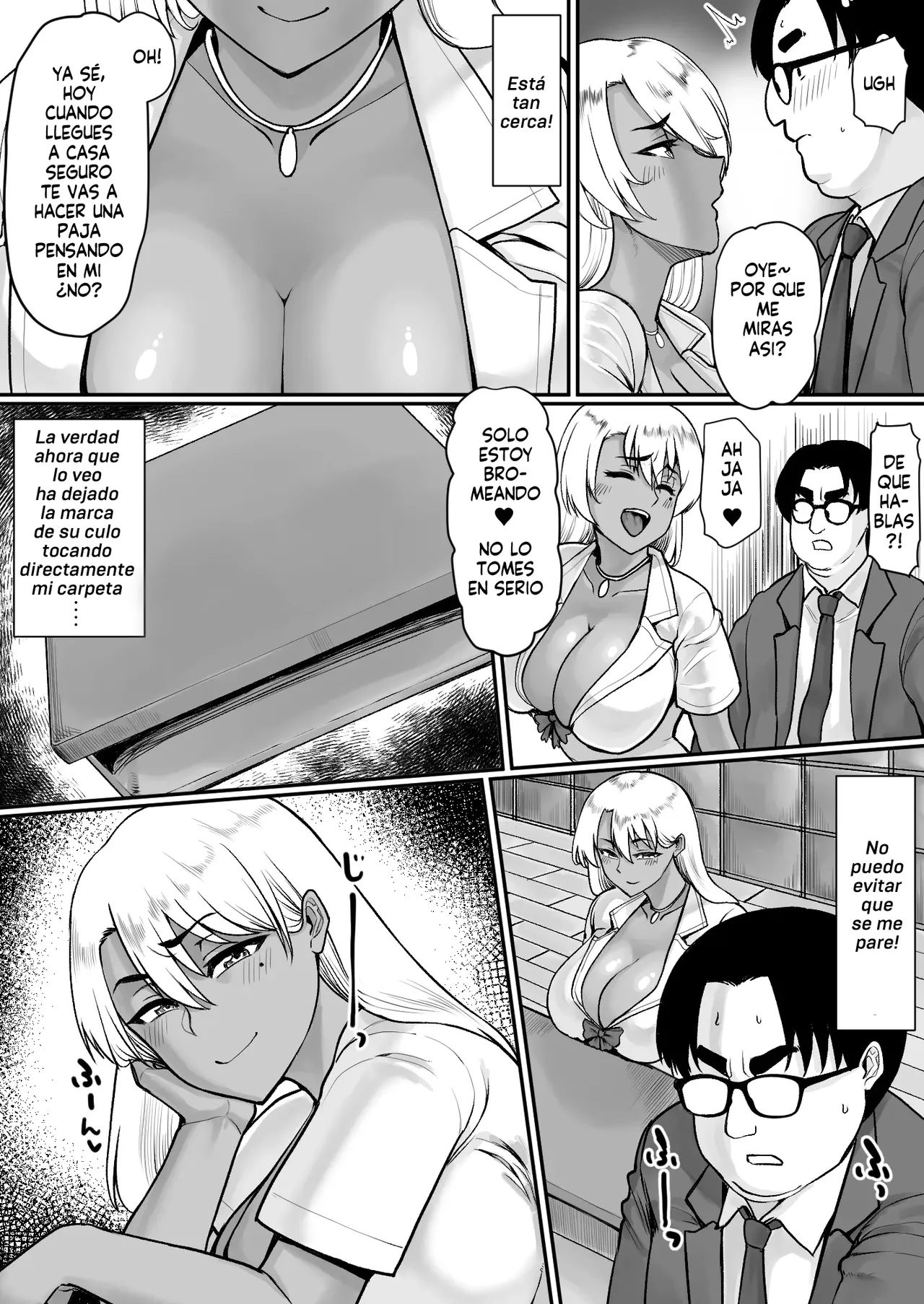 [Ichiokumangenjaya (Haiboku)] Otaku ni Yasashii Bitchi Gal wa Chinpo ga Dekai Otaku ni wa Motto Yasashii [Spanish] [Harenchi no Fansub] [Digital] 图片编号 4