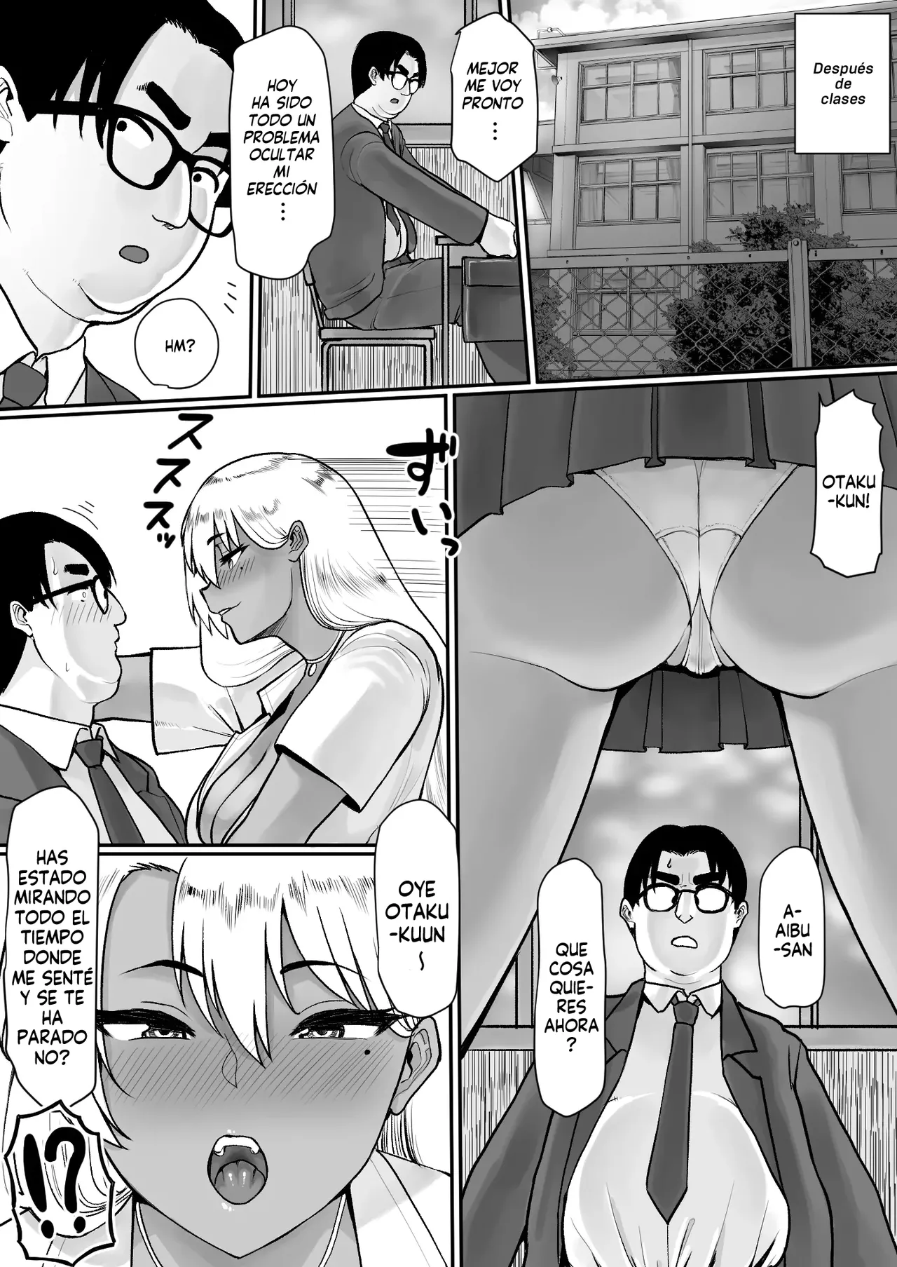 [Ichiokumangenjaya (Haiboku)] Otaku ni Yasashii Bitchi Gal wa Chinpo ga Dekai Otaku ni wa Motto Yasashii [Spanish] [Harenchi no Fansub] [Digital] 图片编号 5