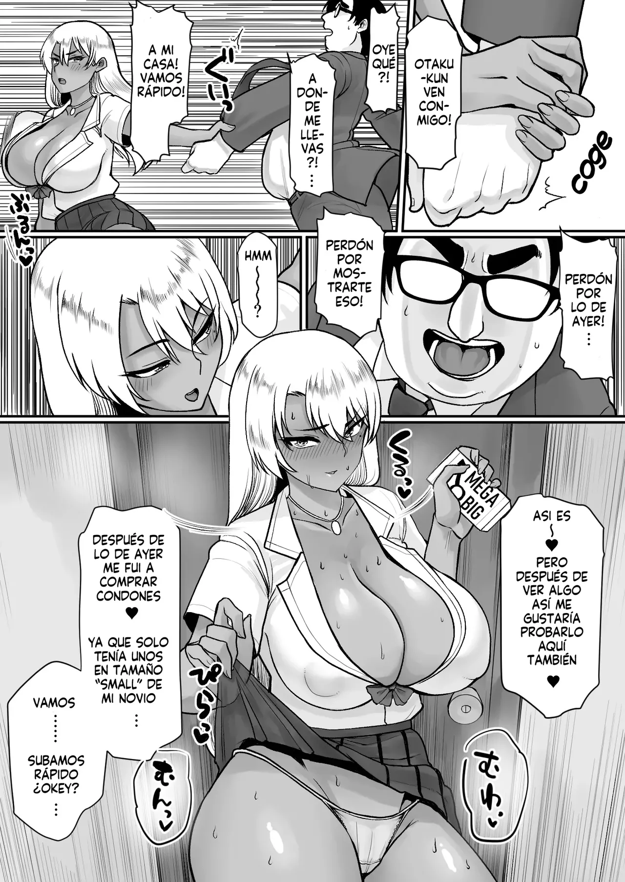 [Ichiokumangenjaya (Haiboku)] Otaku ni Yasashii Bitchi Gal wa Chinpo ga Dekai Otaku ni wa Motto Yasashii [Spanish] [Harenchi no Fansub] [Digital] 图片编号 11