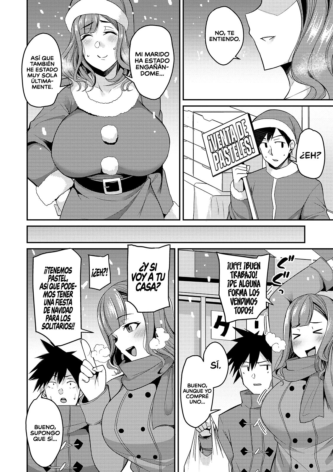 [Nishida Megane] Hitozuma to Christmas | Navidad con una Mujer Casada (COMIC Shigekiteki SQUIRT!! Vol. 15) [Spanish] [K.A. Works] [Digital] 이미지 번호 2