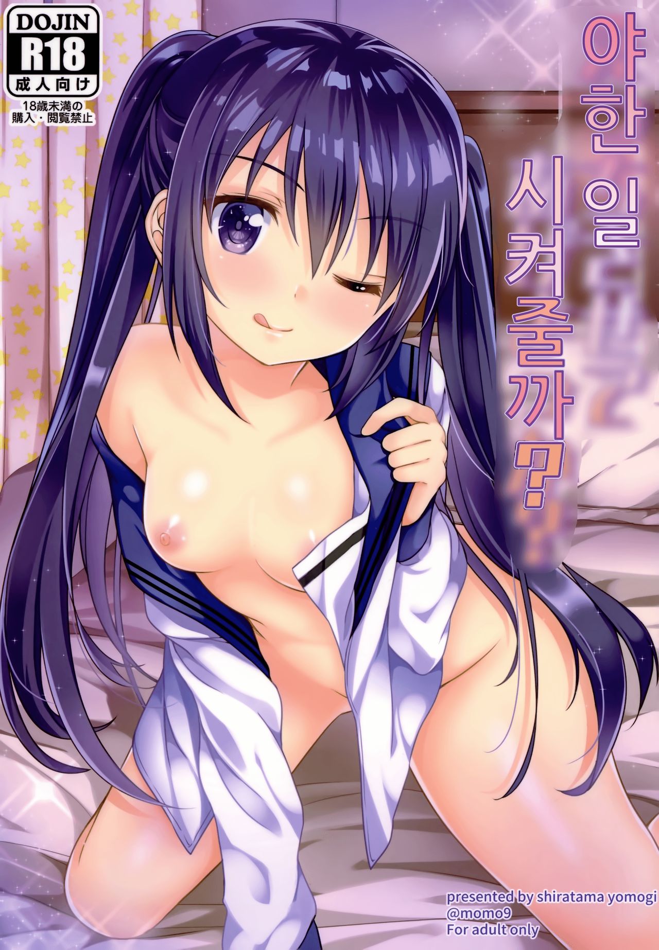 (C95) [Momo9 (Shiratama Yomogi)] Ecchi Sasete Ageyokka? | 야한 일 시켜줄까? [Korean] Bildnummer 1