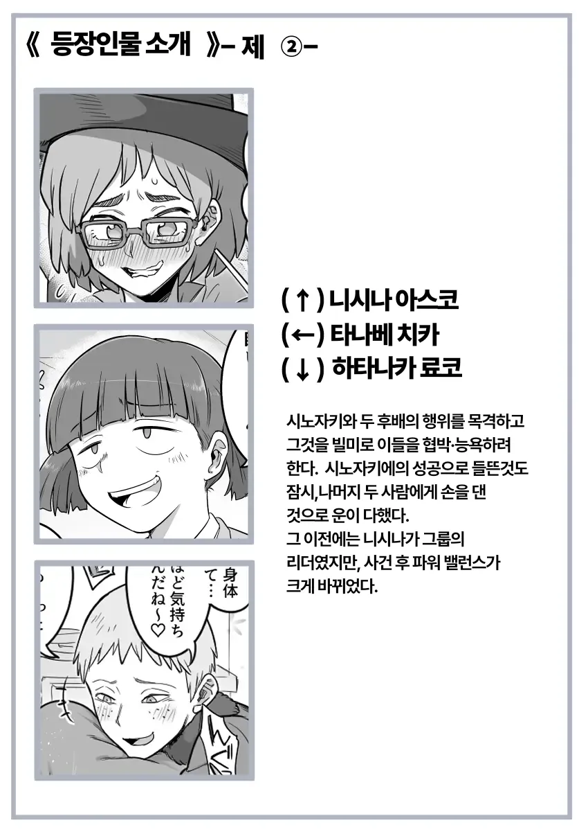 [Shine Nabyss] Les Kouhai to Shinozaki | Shinozaki and the Predatory Lesbians [korean] image number 3