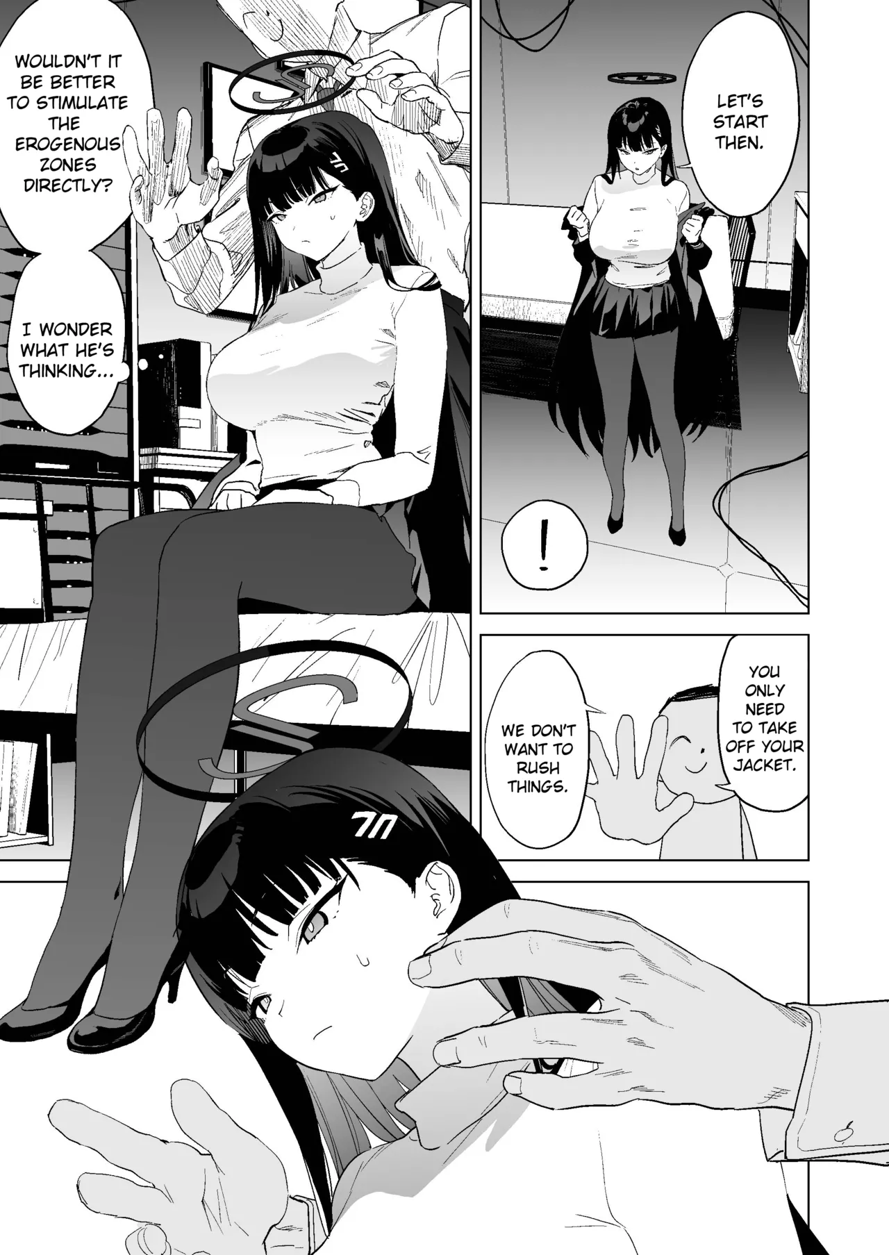 [Camrism (Kito Sakeru)] Gouriteki na Sei no Hassan ni Tsuite Aratame Chikubi Karikari Iraira Manko | On the Topic of Rational Sex: Divergent Views, Scratching Nipples and Itchy Pussies! (Blue Archive) [Digital] [English] [Literally Starving] 图片编号 6