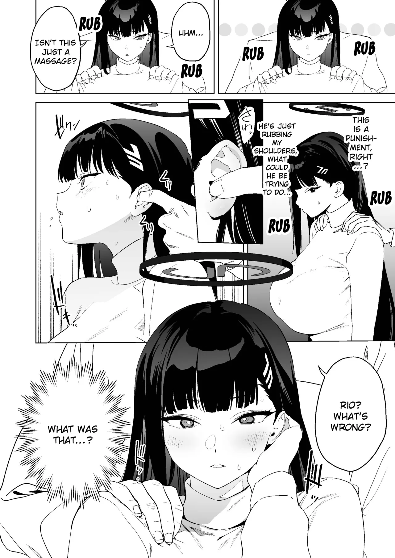 [Camrism (Kito Sakeru)] Gouriteki na Sei no Hassan ni Tsuite Aratame Chikubi Karikari Iraira Manko | On the Topic of Rational Sex: Divergent Views, Scratching Nipples and Itchy Pussies! (Blue Archive) [Digital] [English] [Literally Starving] 图片编号 7