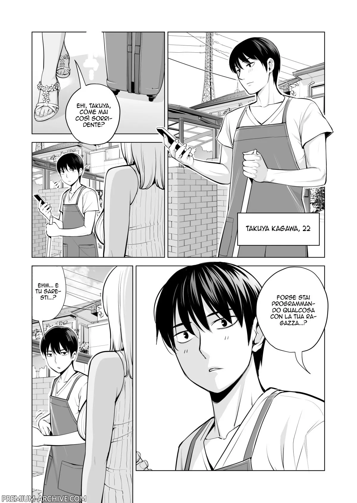 [HGT Labo (Tsusauto)] Nureane ~Batsuichi no Ane to Sex o Shita Natsu no Yoru | La sorella bagnata [Italian] 7eme image