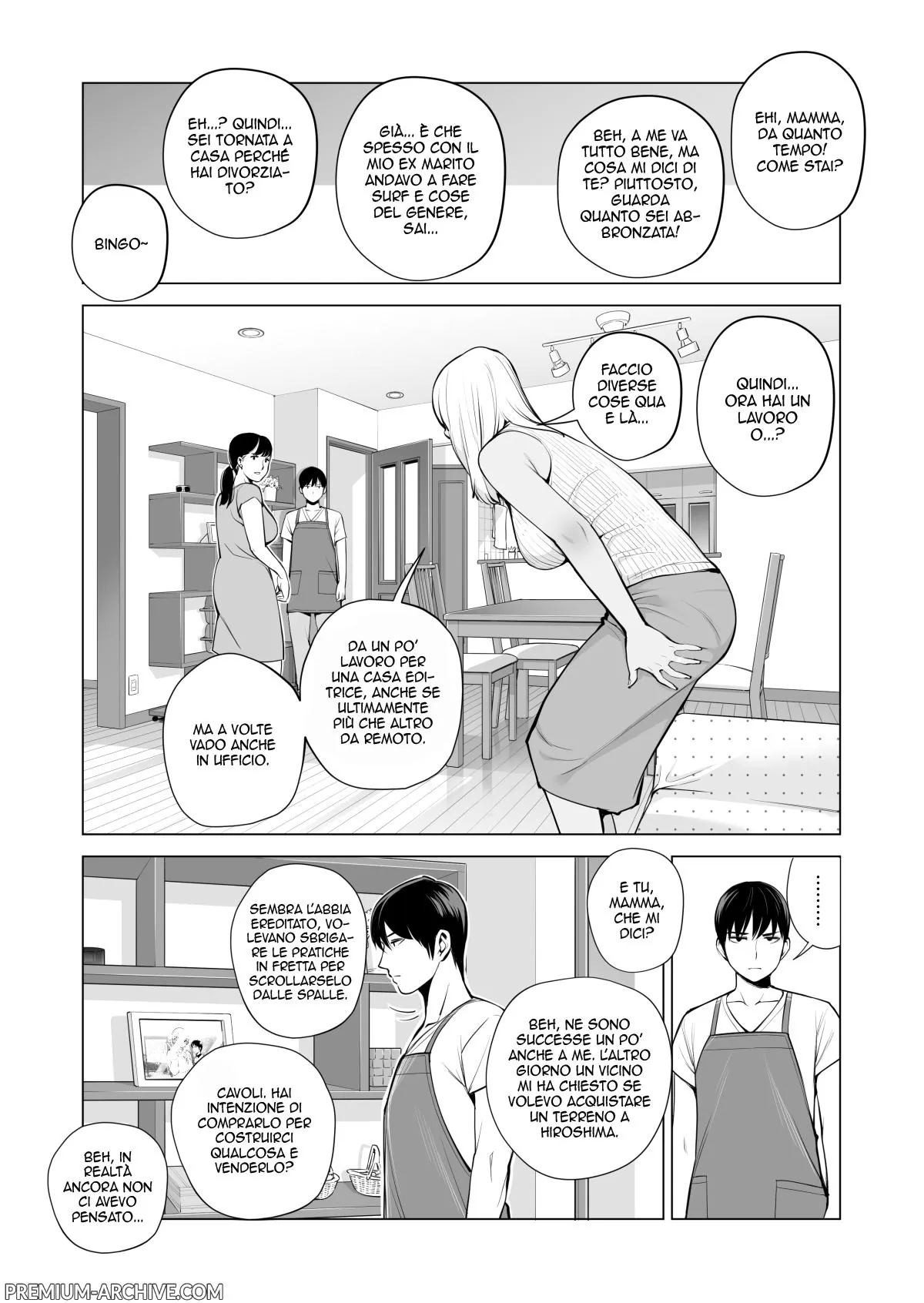 [HGT Labo (Tsusauto)] Nureane ~Batsuichi no Ane to Sex o Shita Natsu no Yoru | La sorella bagnata [Italian] 10eme image