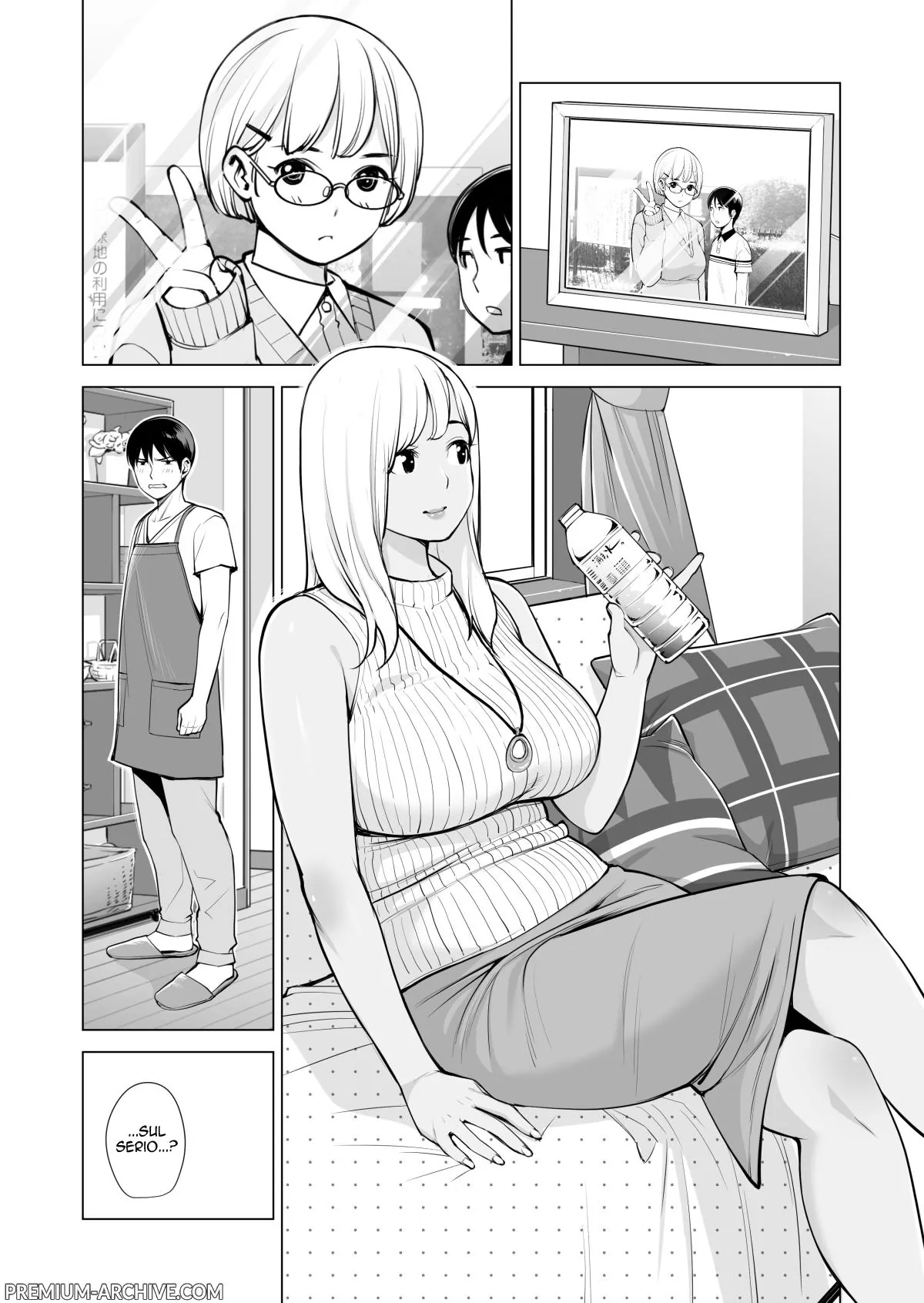 [HGT Labo (Tsusauto)] Nureane ~Batsuichi no Ane to Sex o Shita Natsu no Yoru | La sorella bagnata [Italian] 11eme image