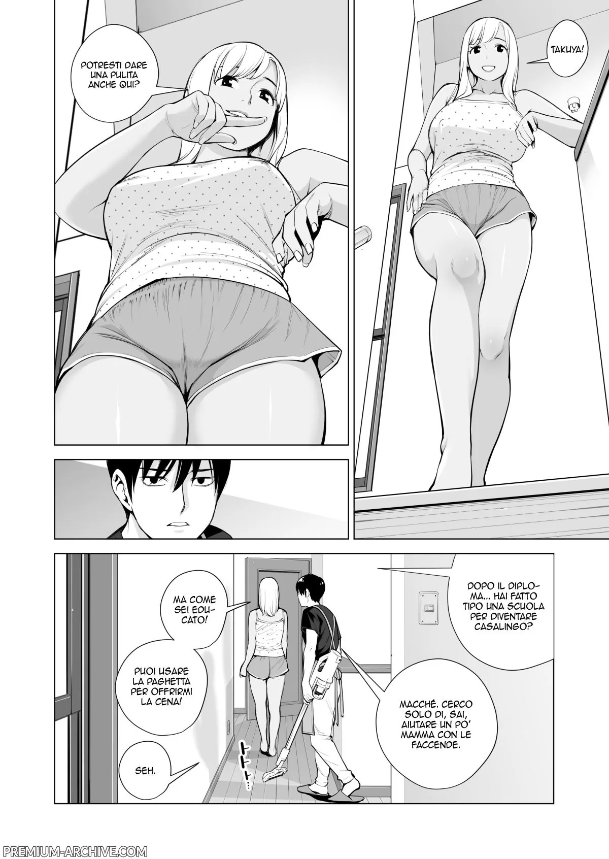 [HGT Labo (Tsusauto)] Nureane ~Batsuichi no Ane to Sex o Shita Natsu no Yoru | La sorella bagnata [Italian] 14eme image