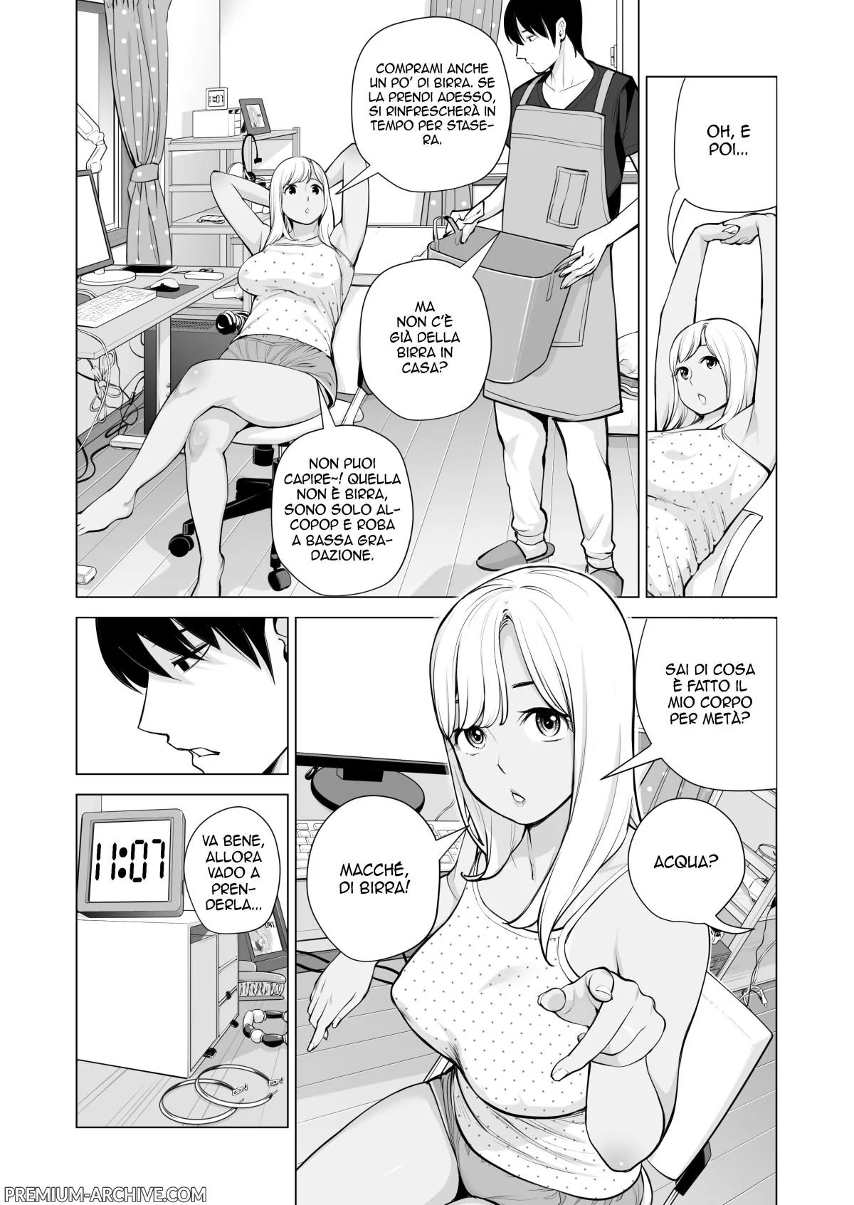 [HGT Labo (Tsusauto)] Nureane ~Batsuichi no Ane to Sex o Shita Natsu no Yoru | La sorella bagnata [Italian] 18eme image