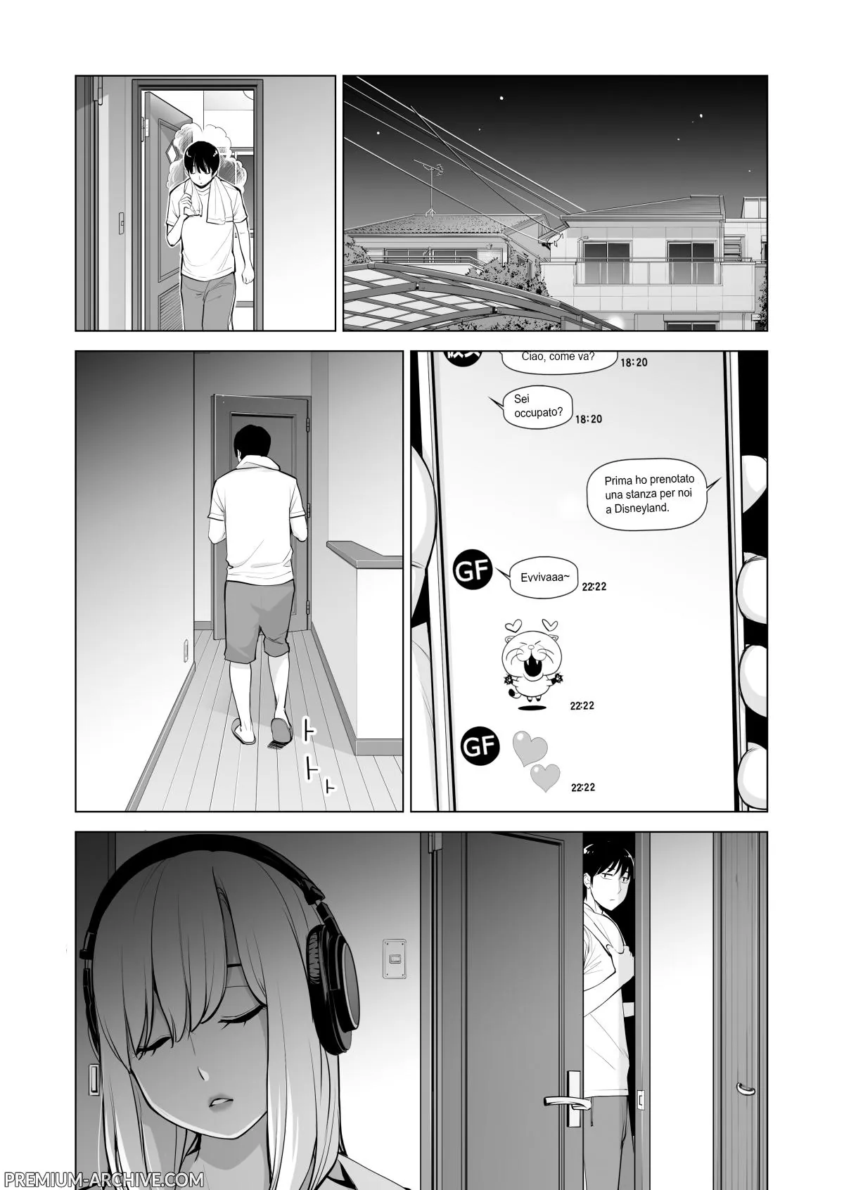 [HGT Labo (Tsusauto)] Nureane ~Batsuichi no Ane to Sex o Shita Natsu no Yoru | La sorella bagnata [Italian] 30eme image