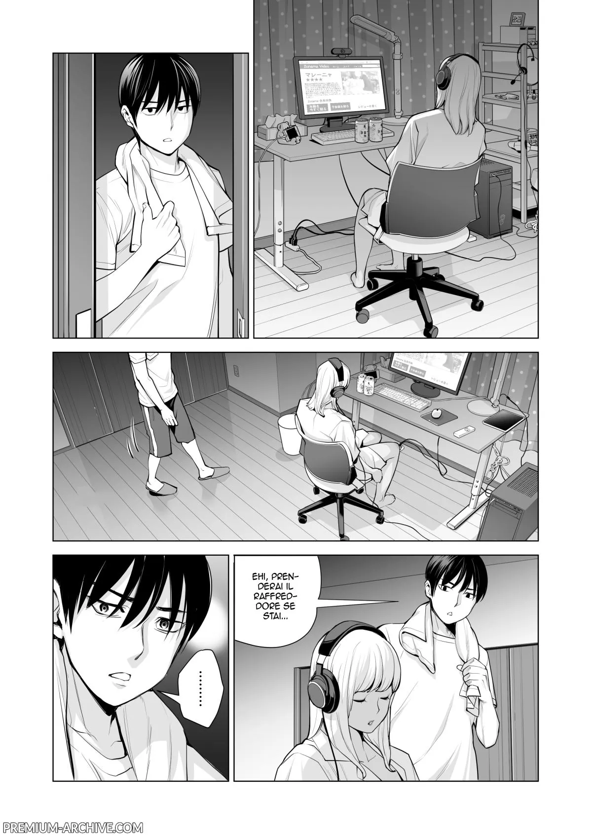 [HGT Labo (Tsusauto)] Nureane ~Batsuichi no Ane to Sex o Shita Natsu no Yoru | La sorella bagnata [Italian] 31eme image