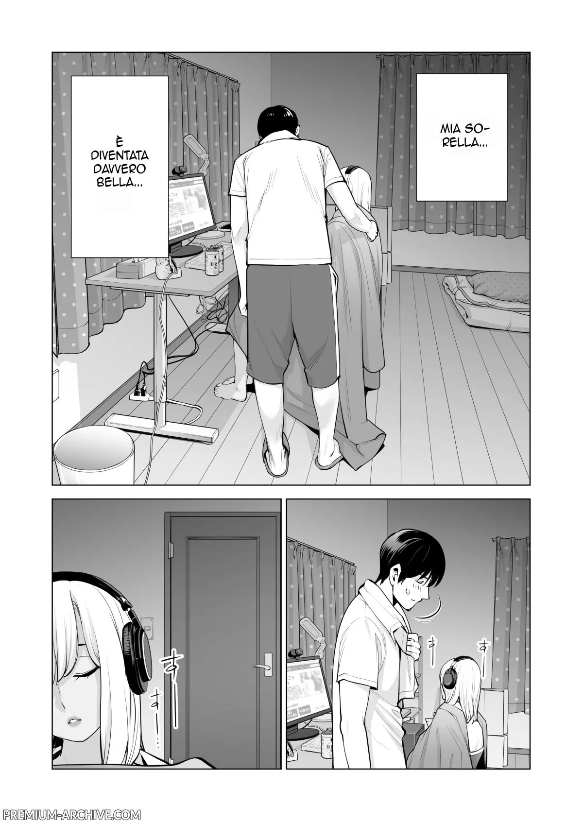 [HGT Labo (Tsusauto)] Nureane ~Batsuichi no Ane to Sex o Shita Natsu no Yoru | La sorella bagnata [Italian] 34eme image