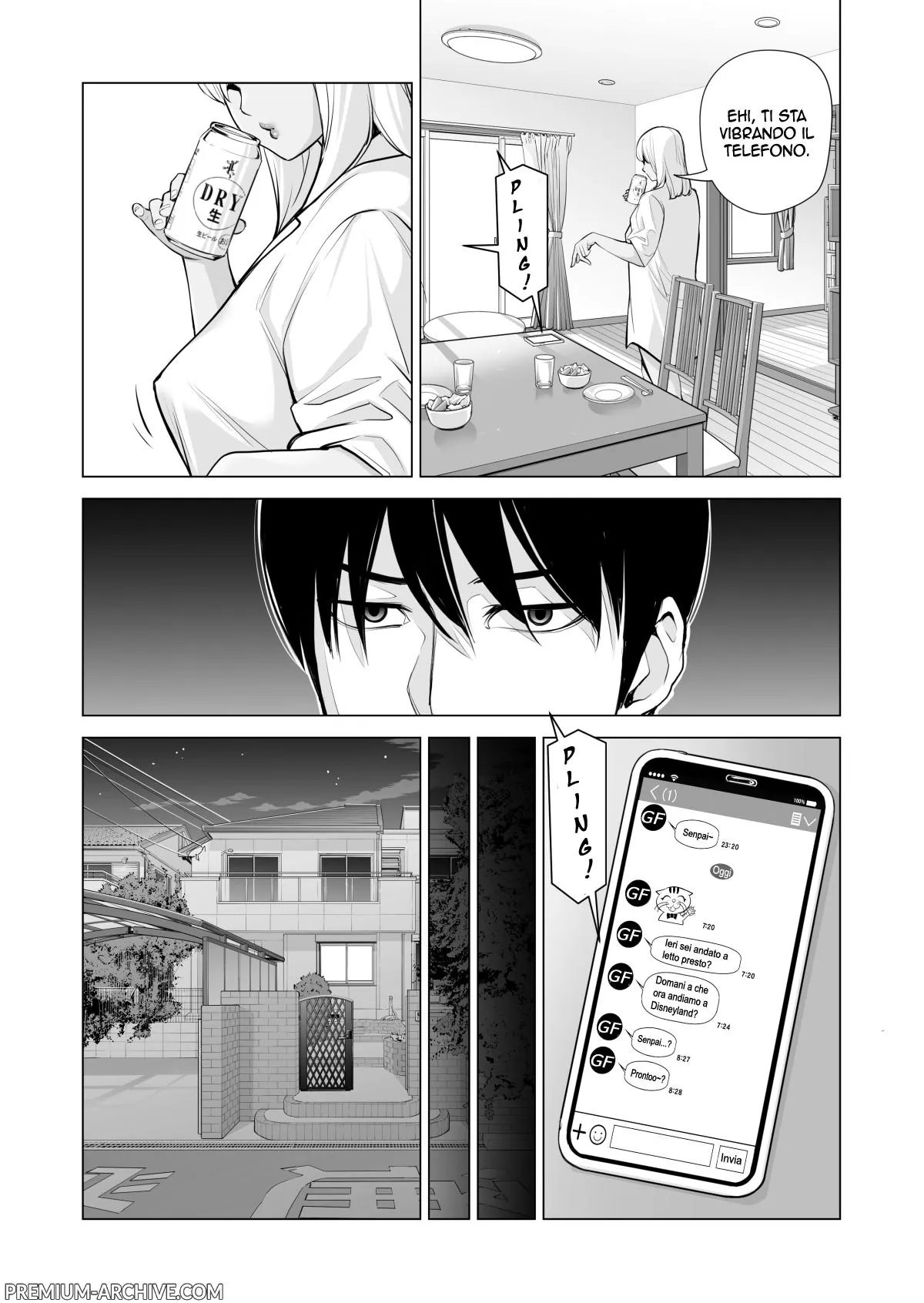 [HGT Labo (Tsusauto)] Nureane ~Batsuichi no Ane to Sex o Shita Natsu no Yoru | La sorella bagnata [Italian] 58eme image