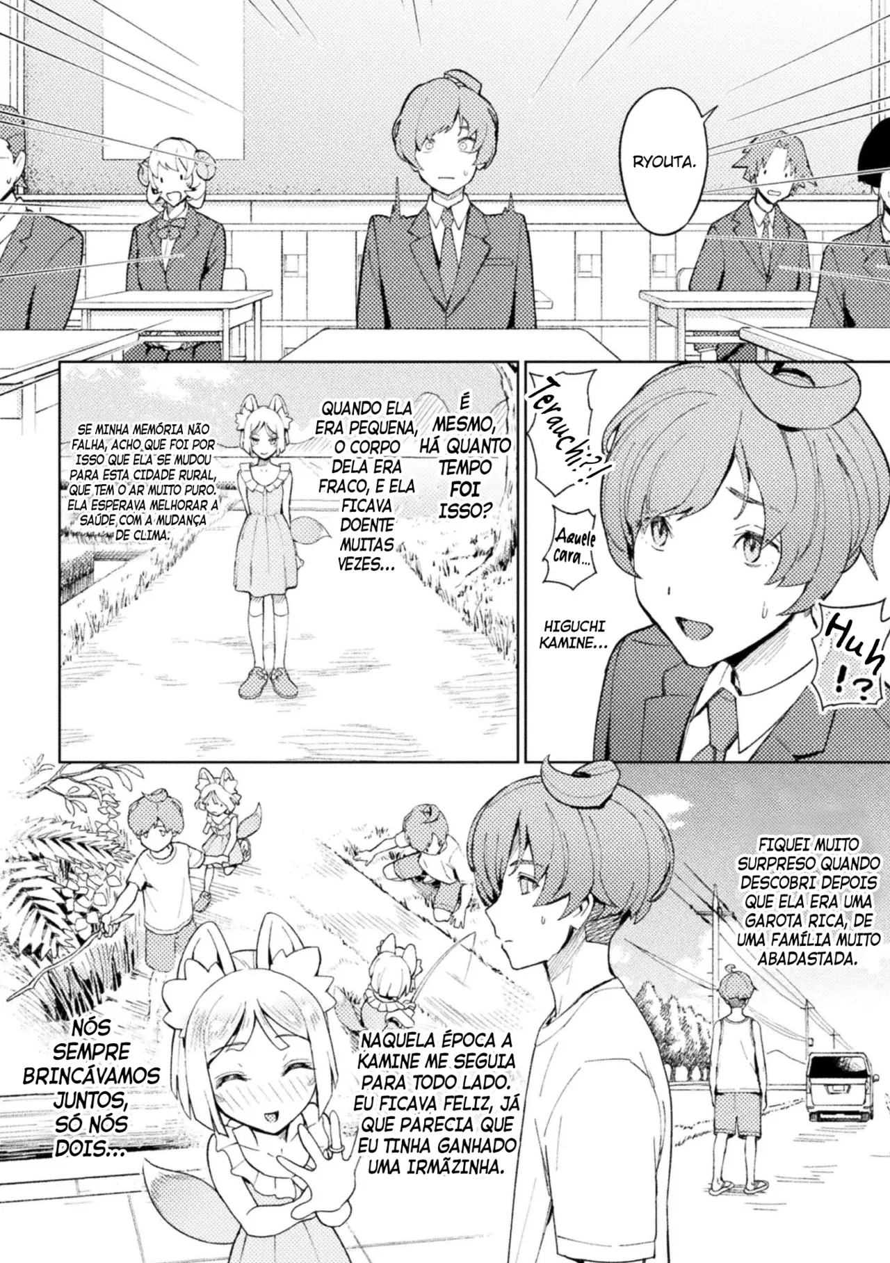 [Issyoukin] Yokubari Megitsune! Shichihenge (Bessatsu Comic Unreal Jingai Osananajimi to no Hatsutaiken Vol. 2) [Portuguese-BR] [Digital] numero di immagine  2