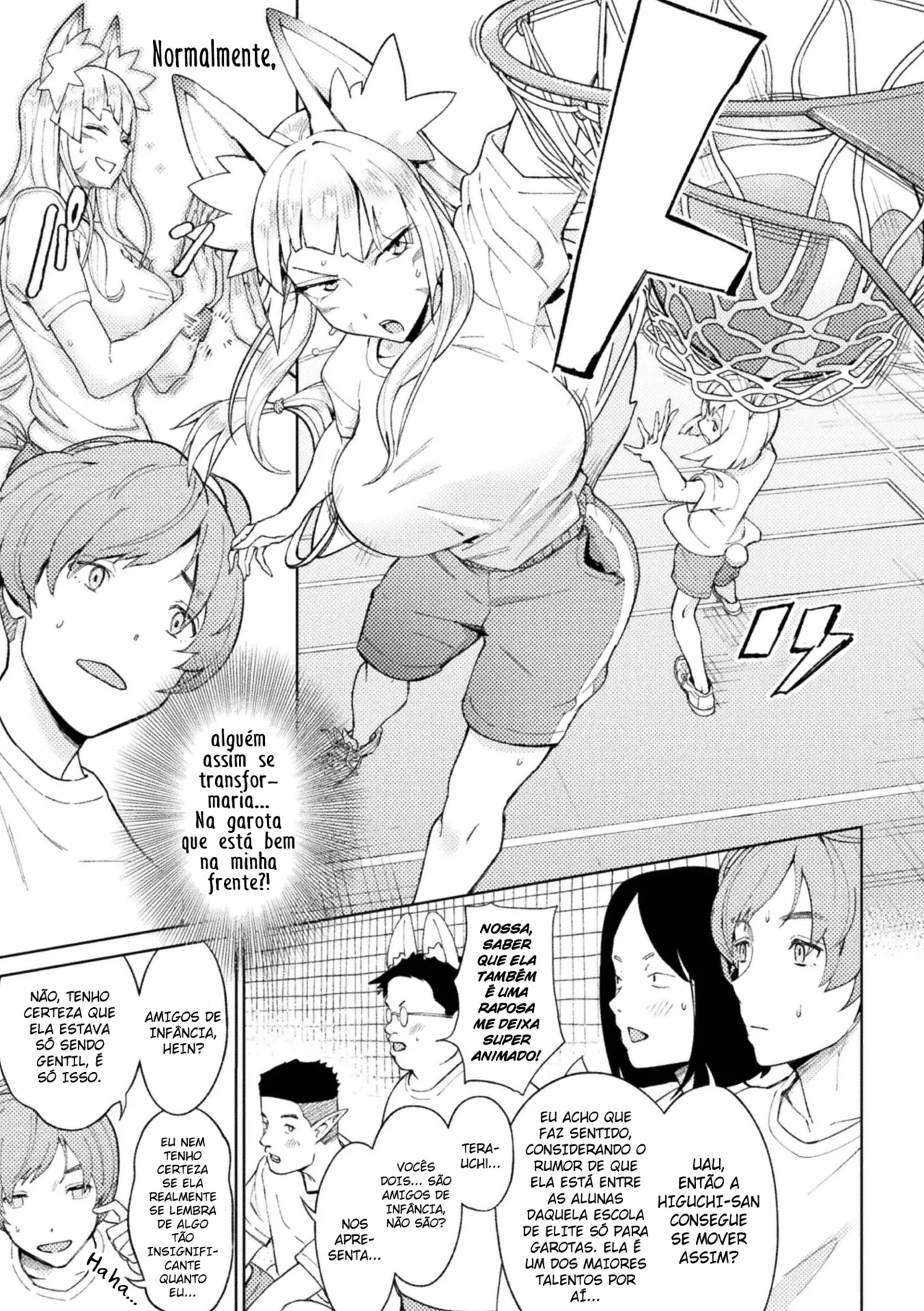 [Issyoukin] Yokubari Megitsune! Shichihenge (Bessatsu Comic Unreal Jingai Osananajimi to no Hatsutaiken Vol. 2) [Portuguese-BR] [Digital] numero di immagine  3