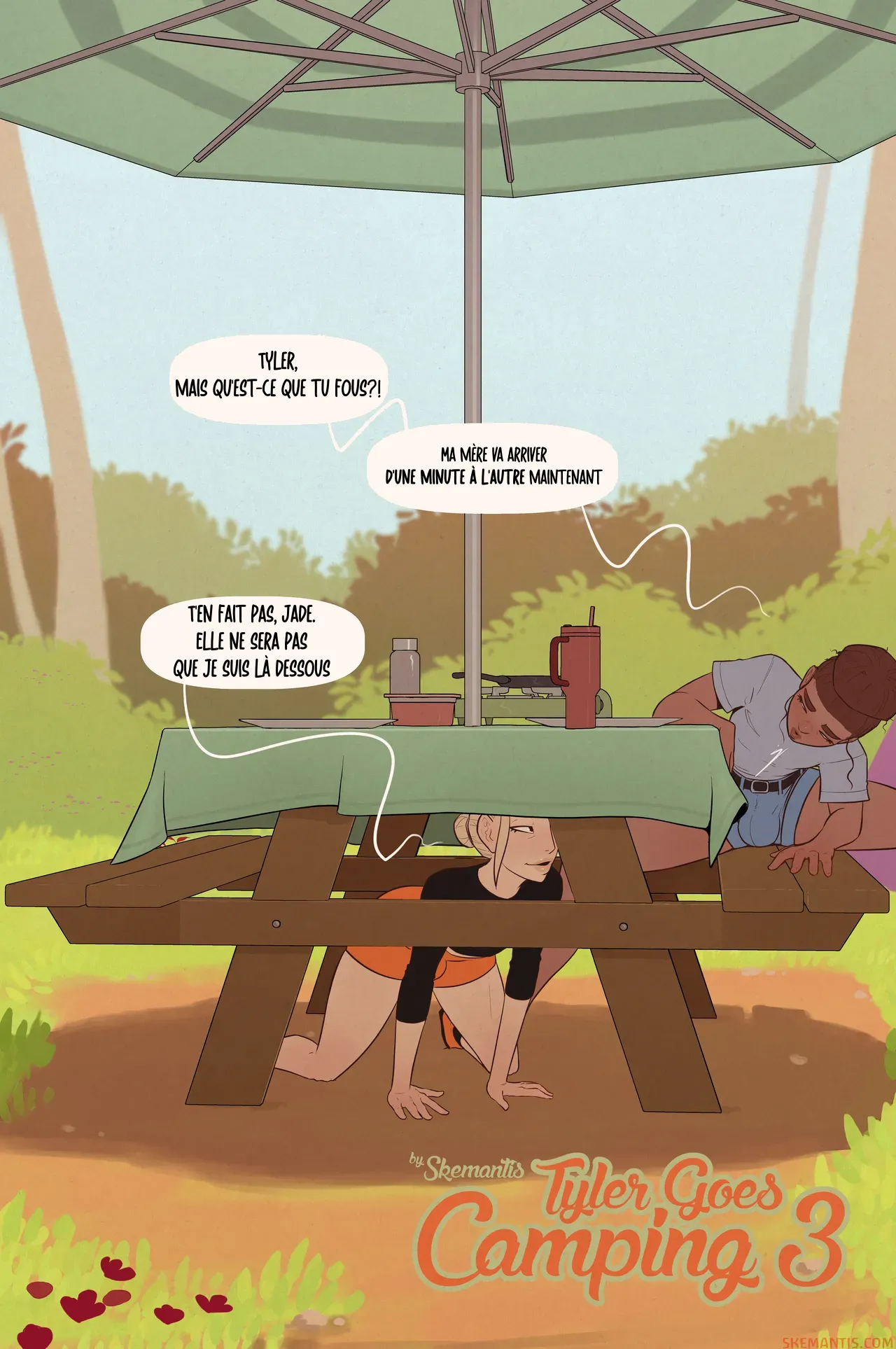 [Skemantis] Tyler goes camping part.3 (French Translation) image number 1