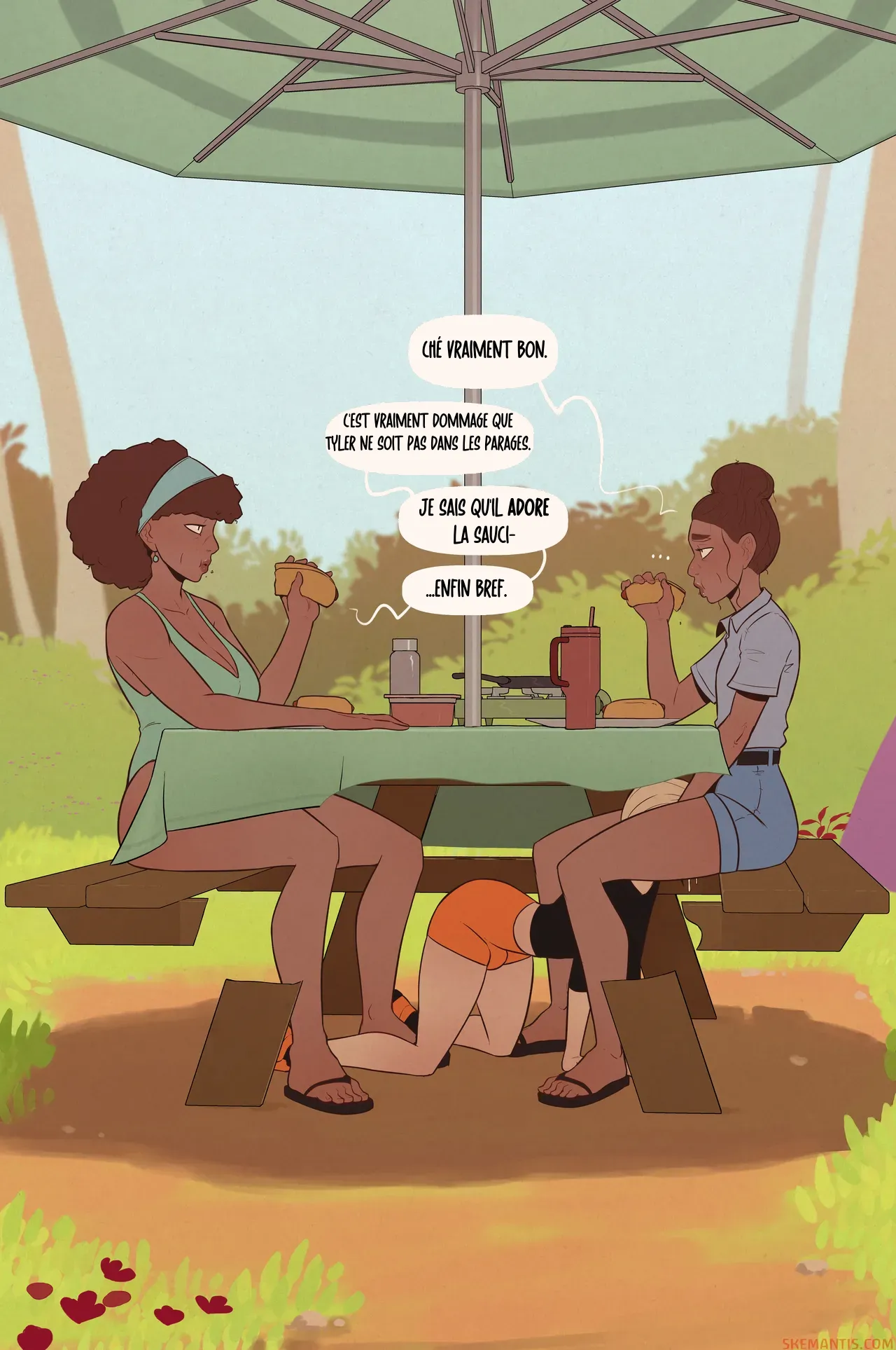 [Skemantis] Tyler goes camping part.3 (French Translation) image number 13