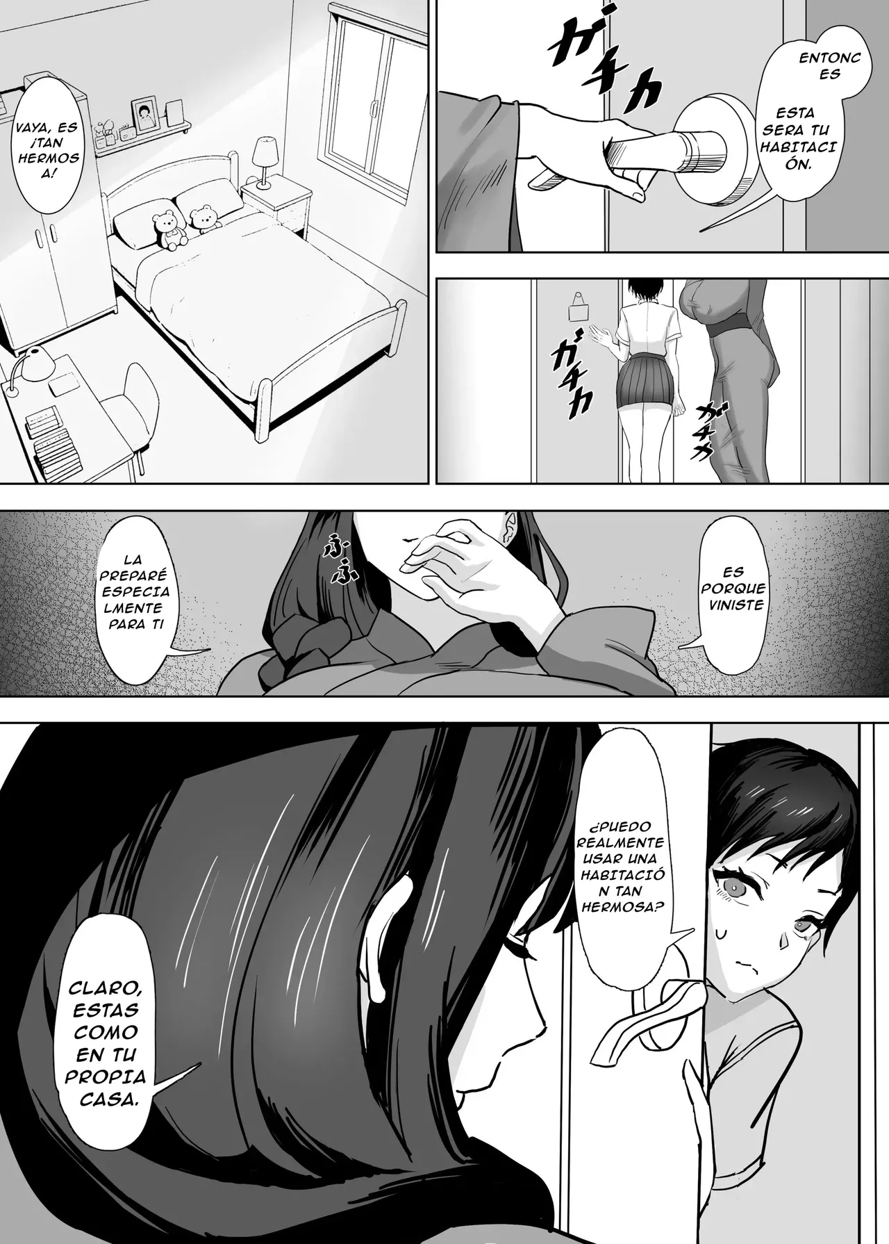 [SoftCurl (Yukibana Mushi)] Watashi (Onnanoko) wa Mama no Onna Tomodachi no Seidorei ni Narimashita! [Spanish] [Casita Leswin] Bildnummer 6