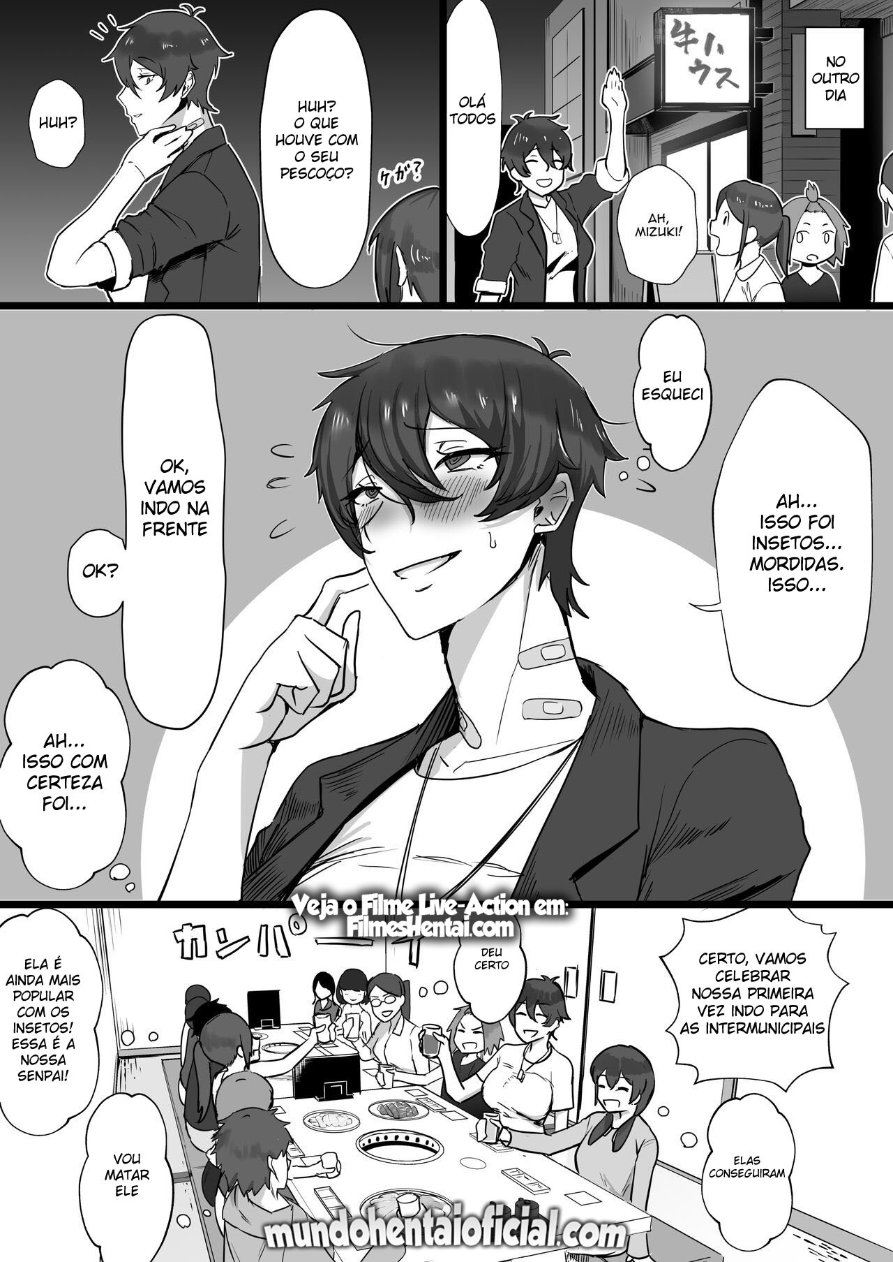 [Misaki (T-Man)] Ouji-sama-kei de Joshi kara Motemote dakedo Jitsu wa Mazo Mesu Neko na Osananajimi to Jitsu wa Ecchi suru Hon Adult [Portuguese-BR] [Mundo Hentai] image number 44