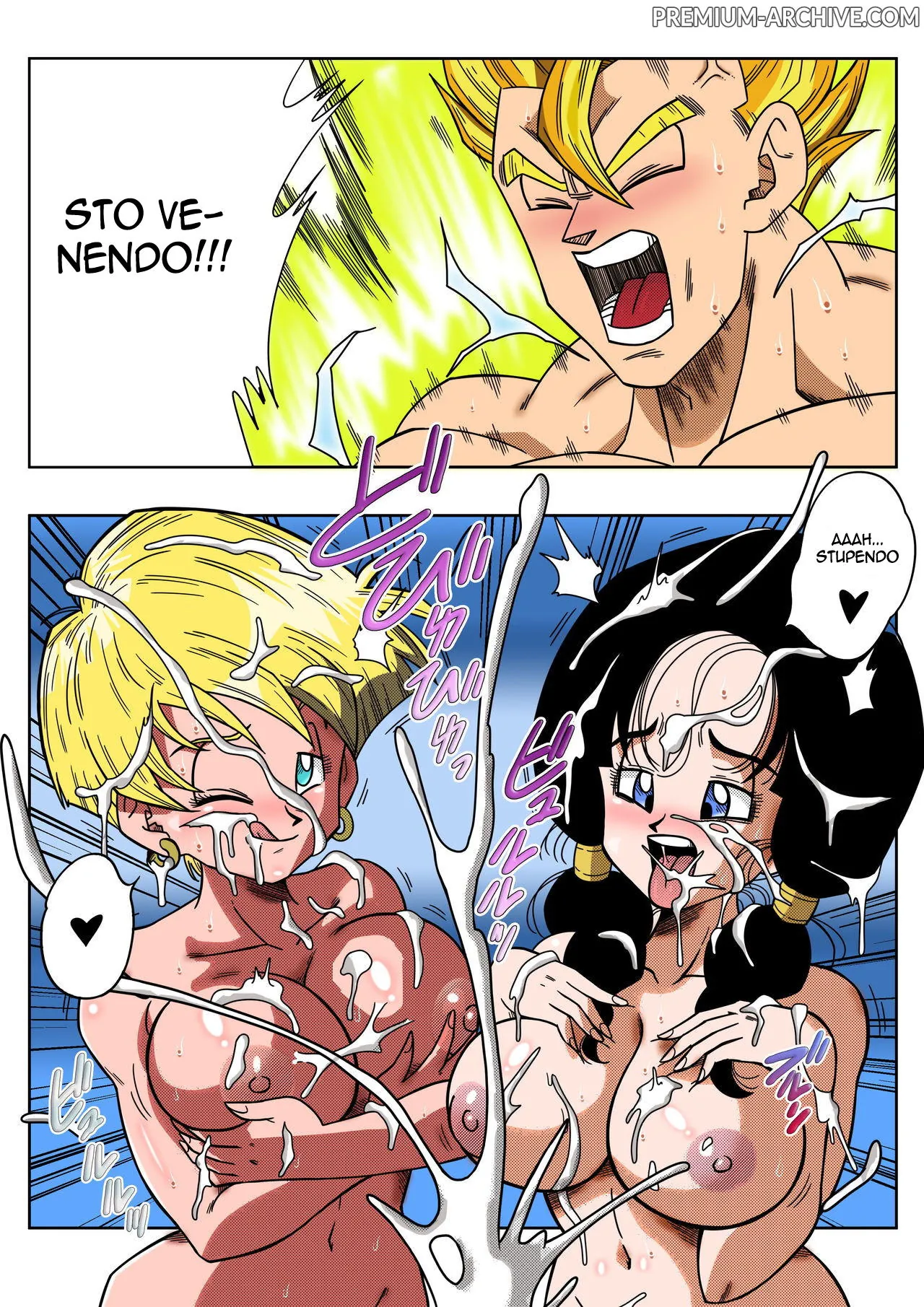 [Yamamoto Doujin (Yamamoto)] DagonBall - Love Triangle Z 2 | Triangolo Amoroso 2 (Dragon Ball Z) [Italian] [Decensored] [Colorized] 25eme image